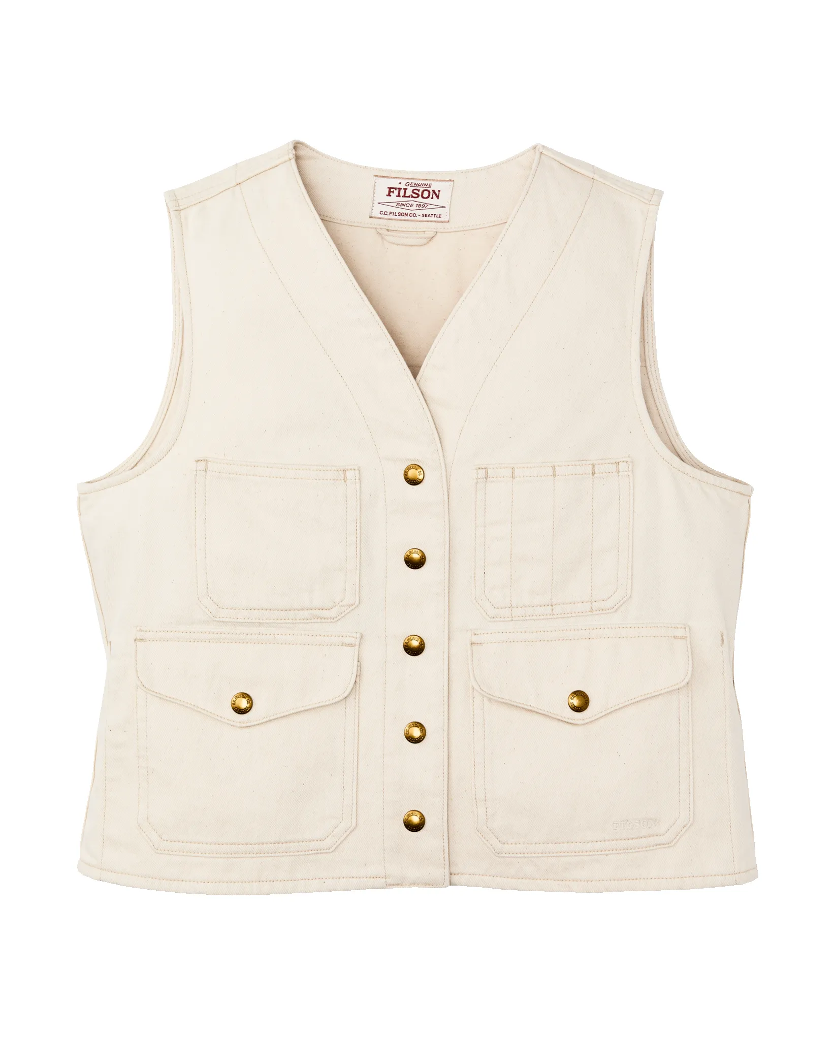 Women's Archive Cruiser Vest - Natural Seed sold by Filson product image thumbnail 4