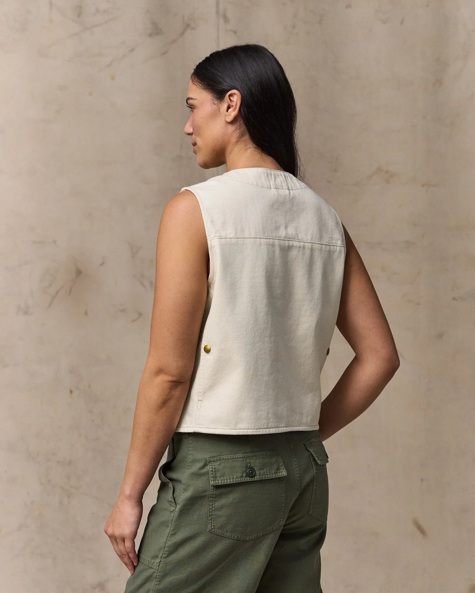 Women's Archive Cruiser Vest - Natural Seed sold by Filson product image thumbnail 2