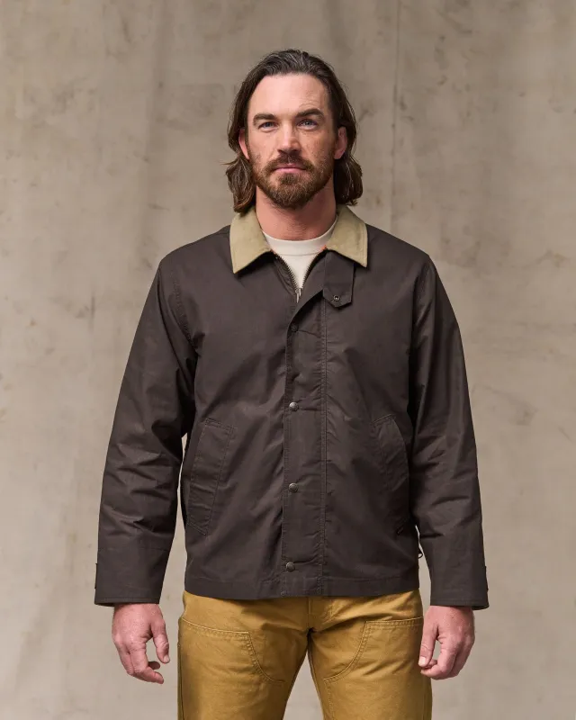 Dry Wax Short Field Jacket - Dark Brown sold by Filson