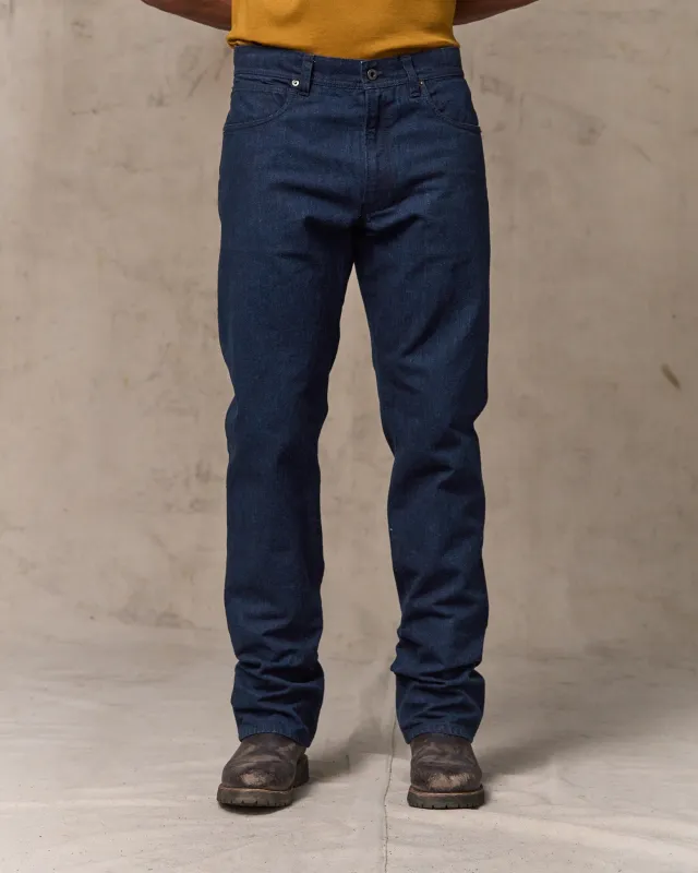 Dry Tin Cloth 5-pocket Pants - Indigo sold by Filson