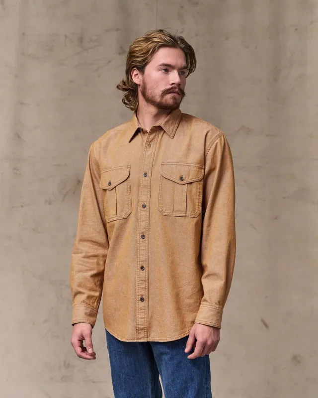 Denim Guide Shirt - Harvest Tan made by Filson