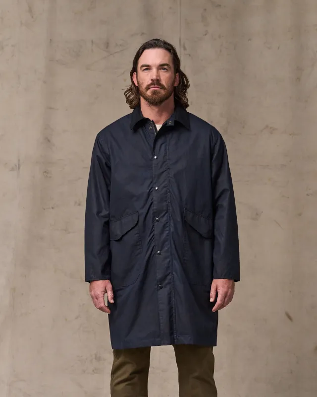 Cover Cloth Trench Coat - Harbor Blue sold by Filson