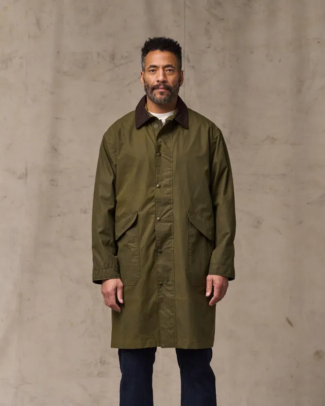 Cover Cloth Trench Coat - Marsh Olive sold by Filson
