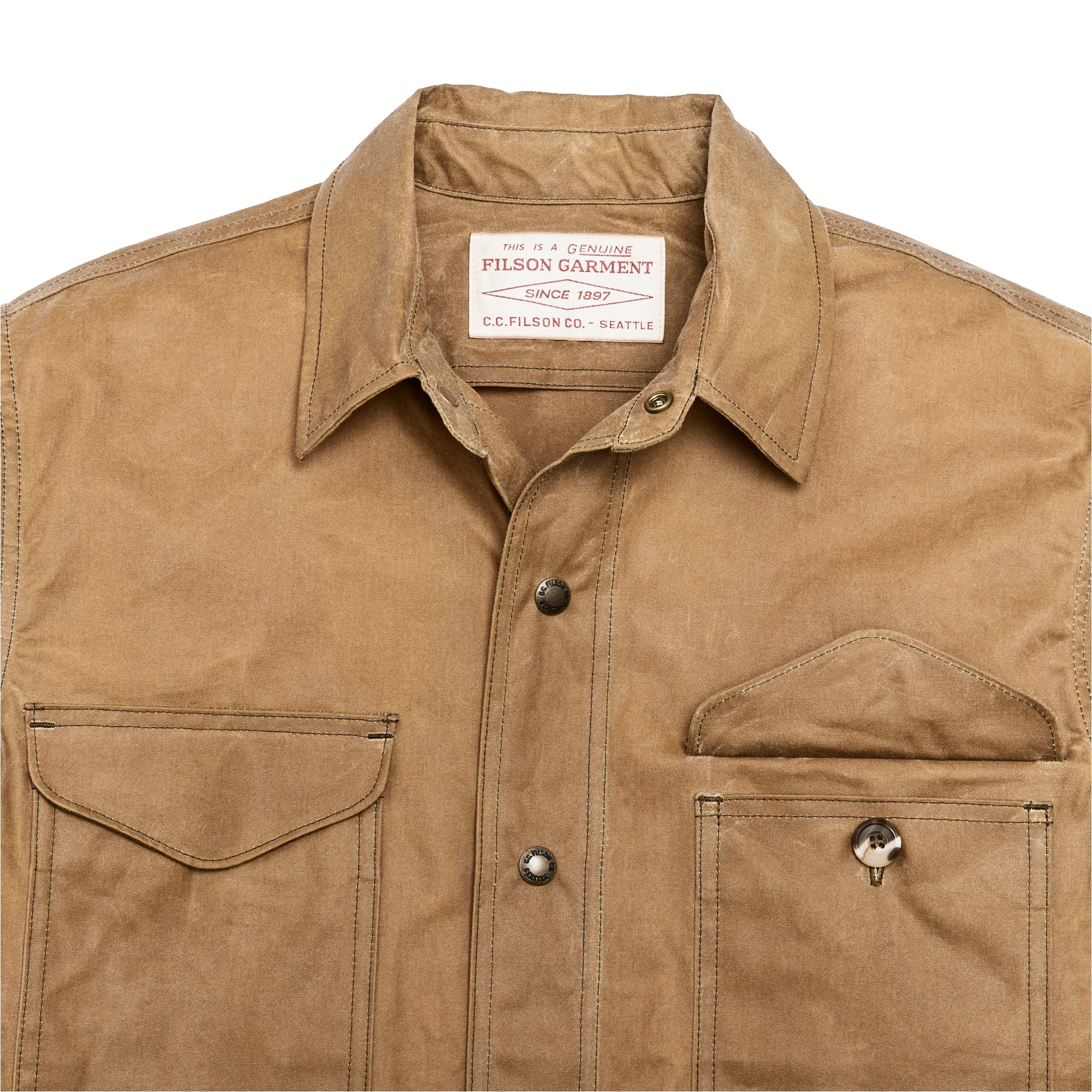 Eagle Harbor Jac-shirt - Tan sold by Filson product image thumbnail 4