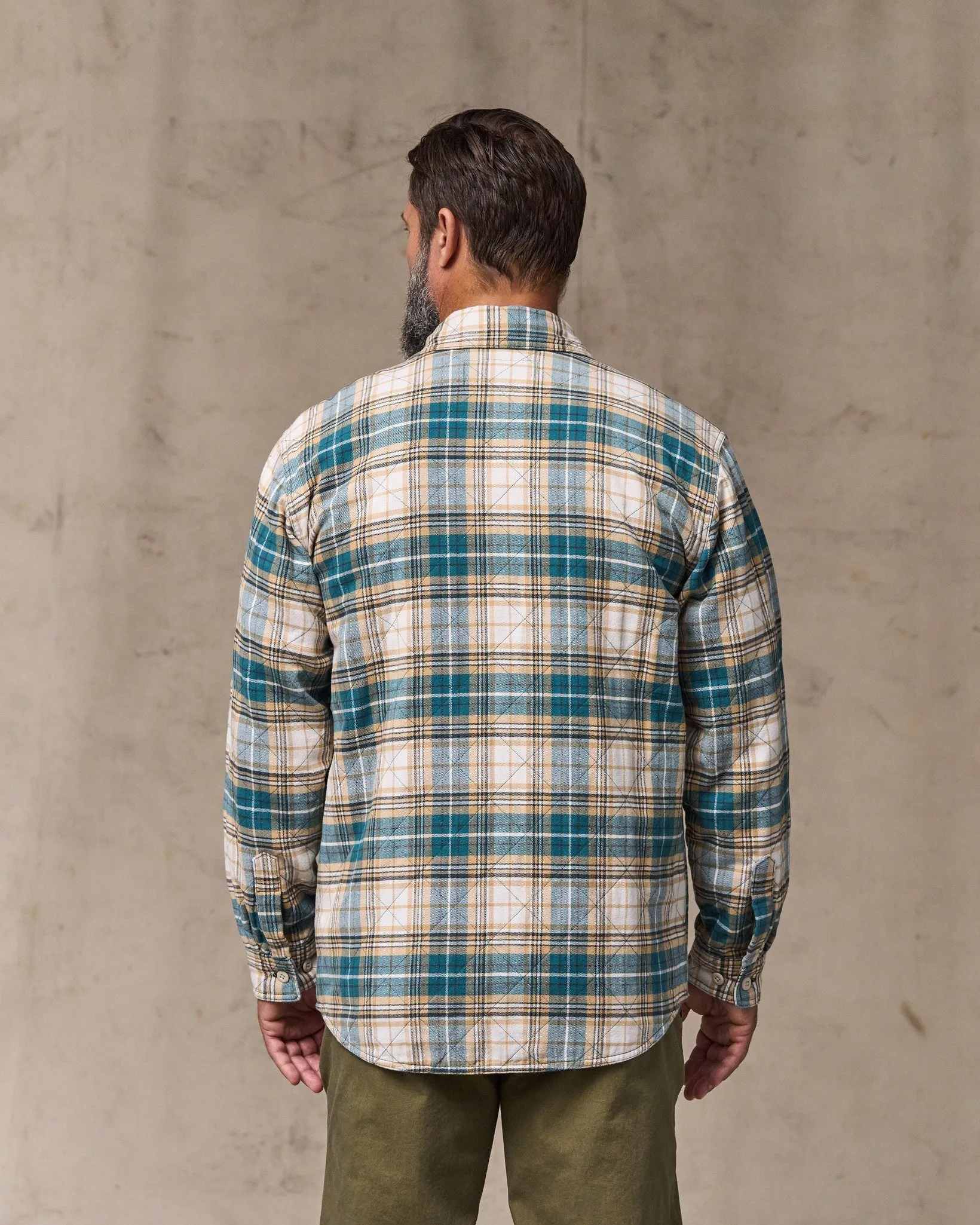 Insulated Flannel Jac-shirt - Teal / Khaki Plaid sold by Filson product image thumbnail 2