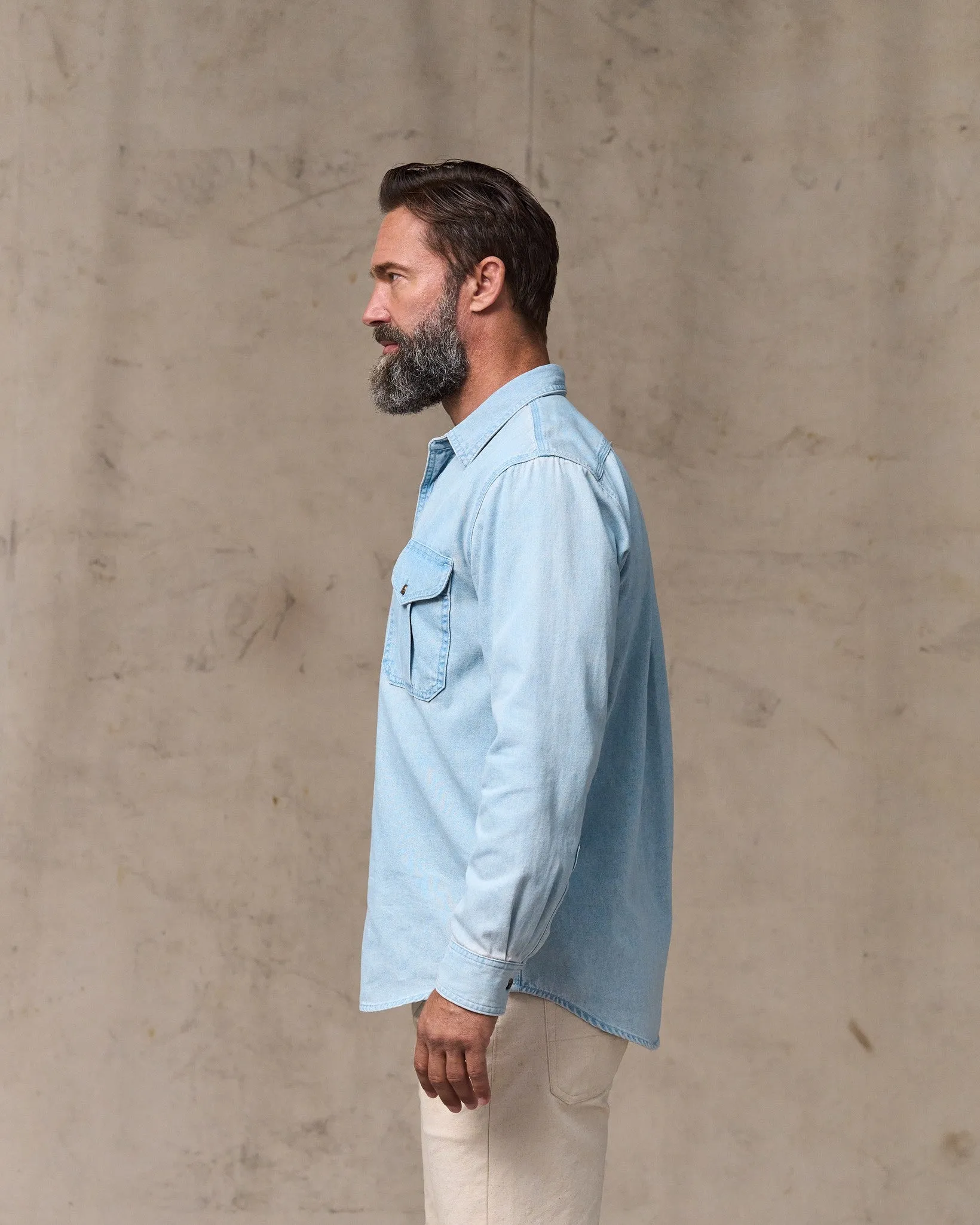 Denim Guide Shirt - Light Indigo sold by Filson product image thumbnail 3