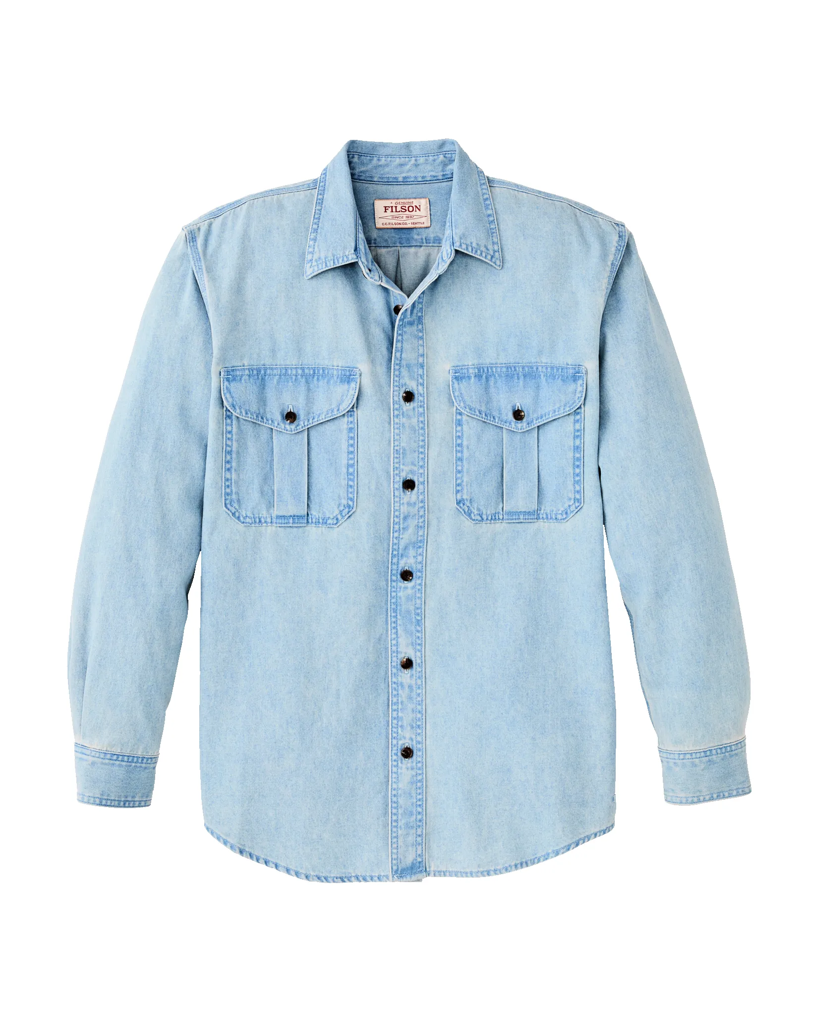 Denim Guide Shirt - Light Indigo sold by Filson product image thumbnail 4