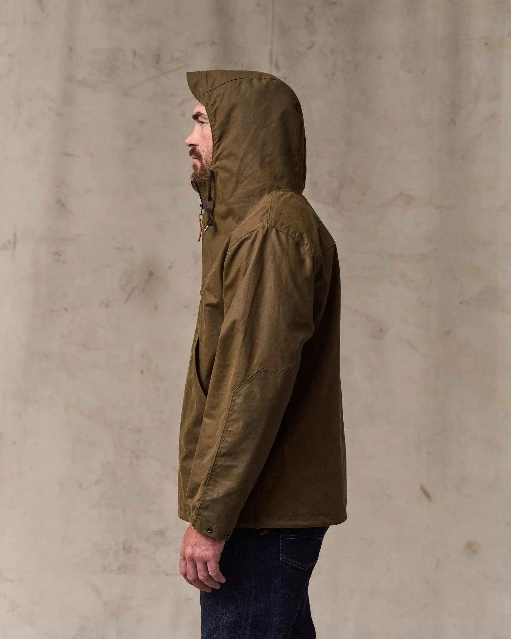 Shelter Cloth Waxed Anorak - Dark Tan sold by Filson product image thumbnail 4