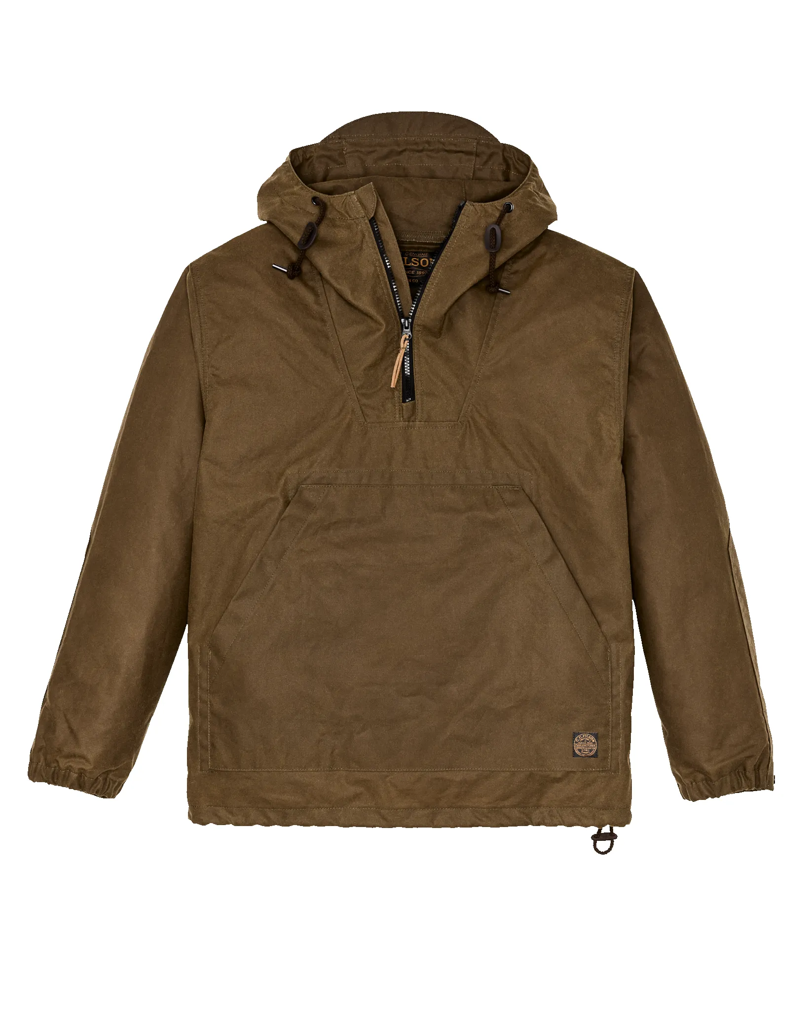 Shelter Cloth Waxed Anorak - Dark Tan sold by Filson product image thumbnail 5
