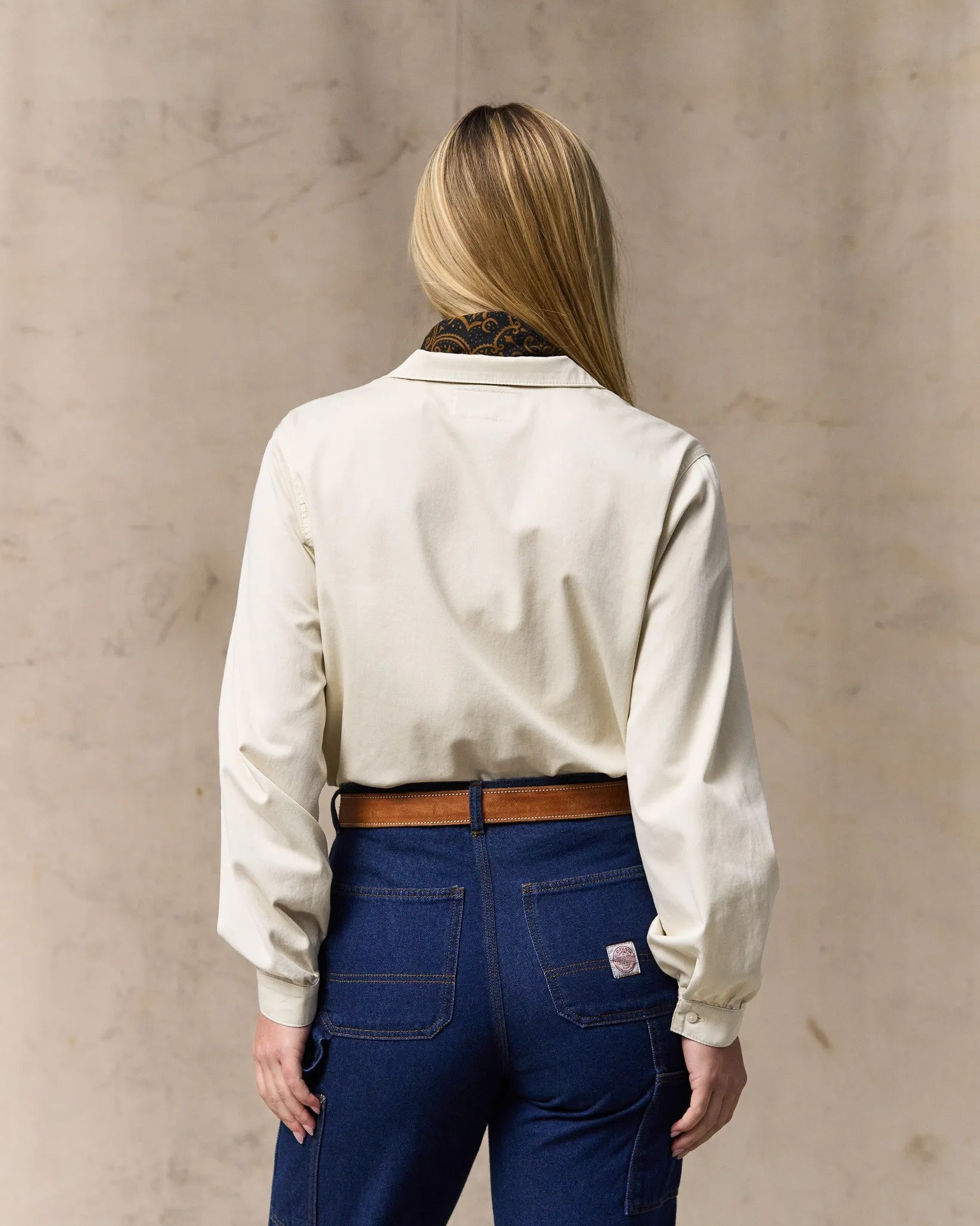 Women's Long Sleeve Twill Camp Shirt - Cream sold by Filson product image thumbnail 2