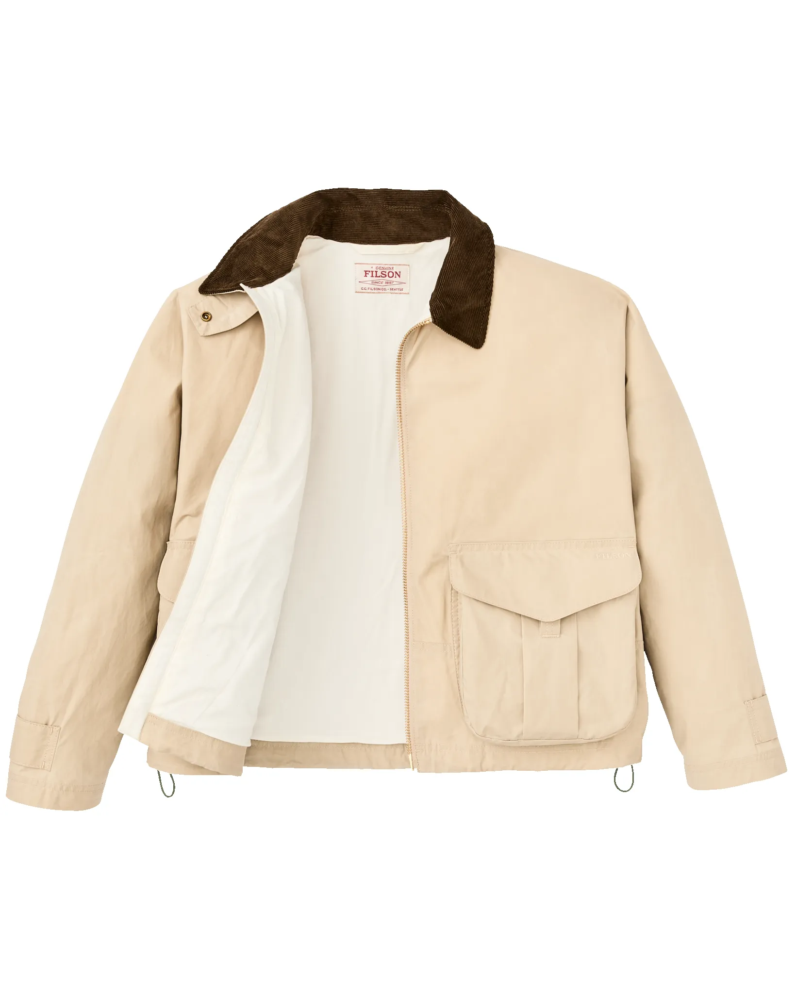 Women's Dry Wax Short Work Jacket - Quail Tan sold by Filson product image thumbnail 4