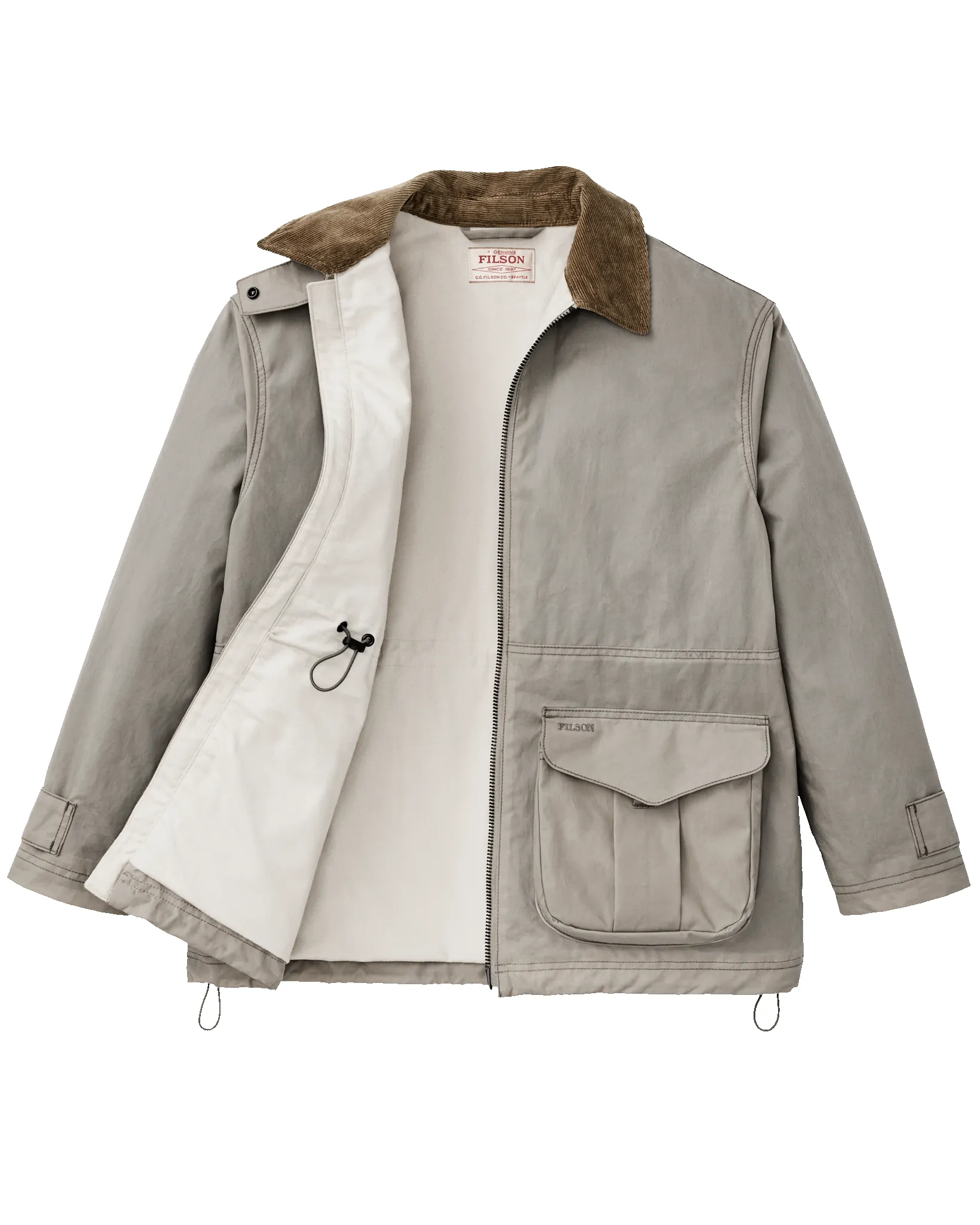 Women's Cover Cloth Raincoat - Twine sold by Filson product image thumbnail 3