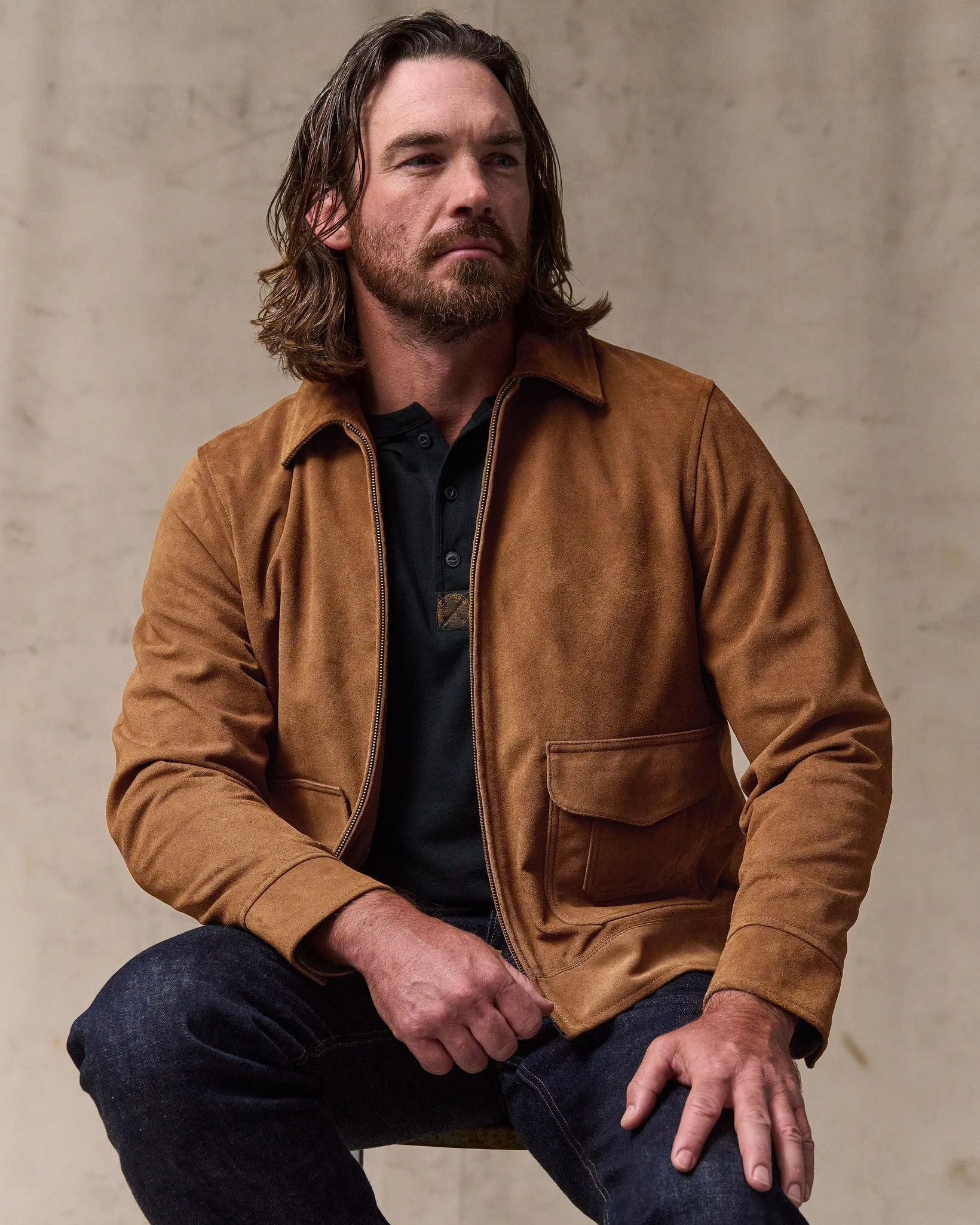 Leather Hadlock Jacket - Saddle Brown sold by Filson product image thumbnail 3