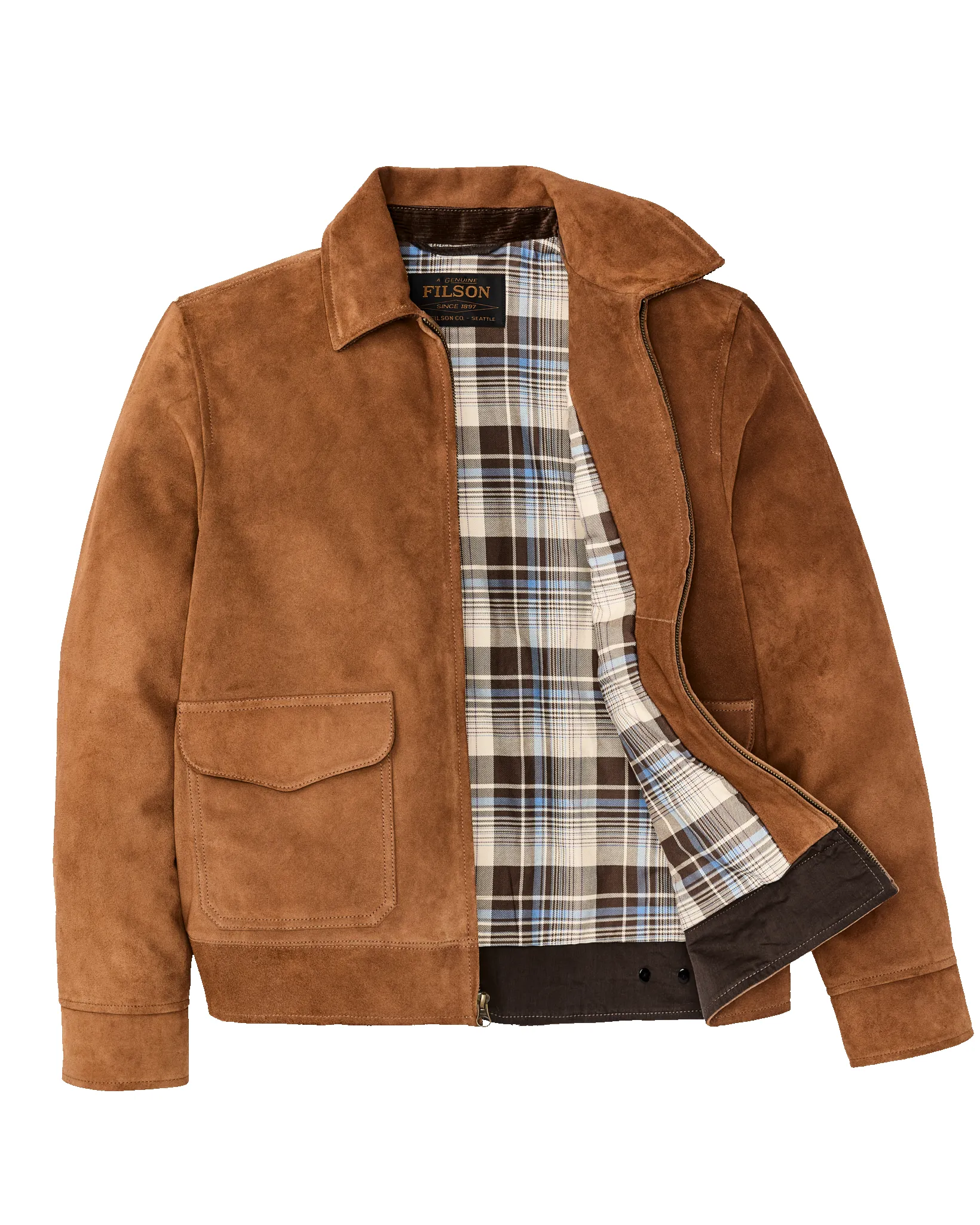 Leather Hadlock Jacket - Saddle Brown sold by Filson product image thumbnail 5