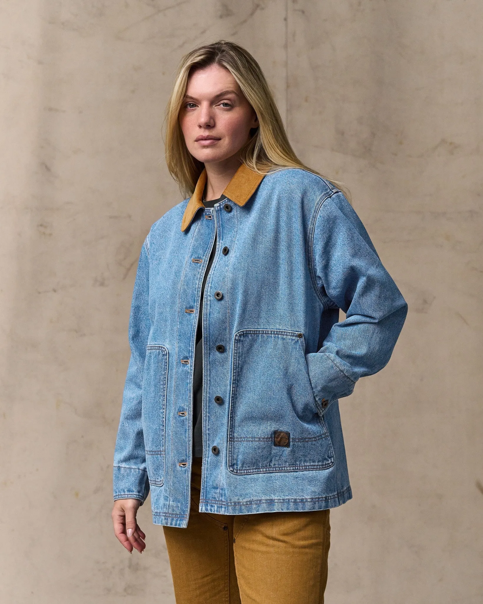 Women's 11-oz. Denim Barn Coat - Light Indigo sold by Filson product image thumbnail 4