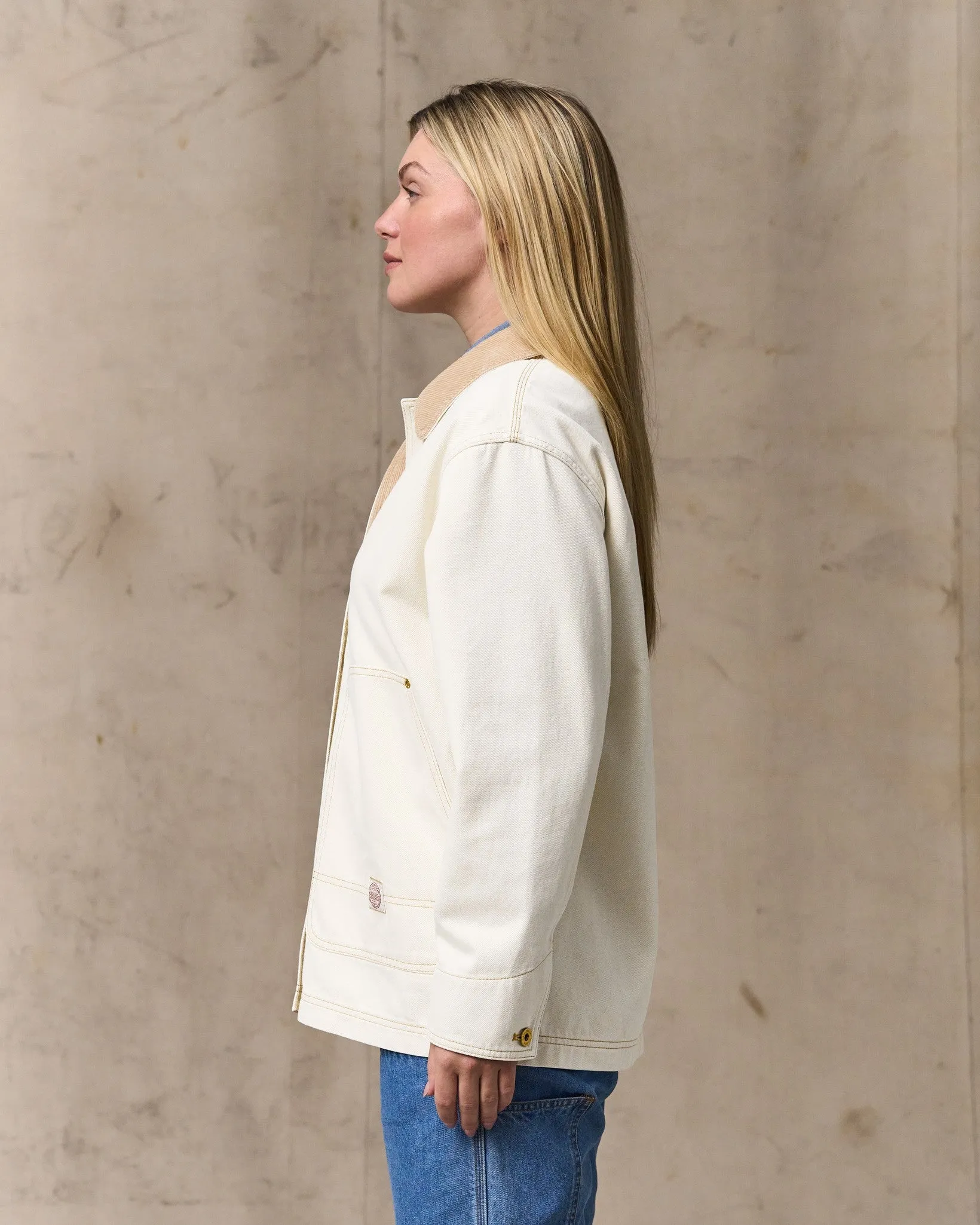 Women's 11-oz. Denim Barn Coat - Natural Seed sold by Filson product image thumbnail 3