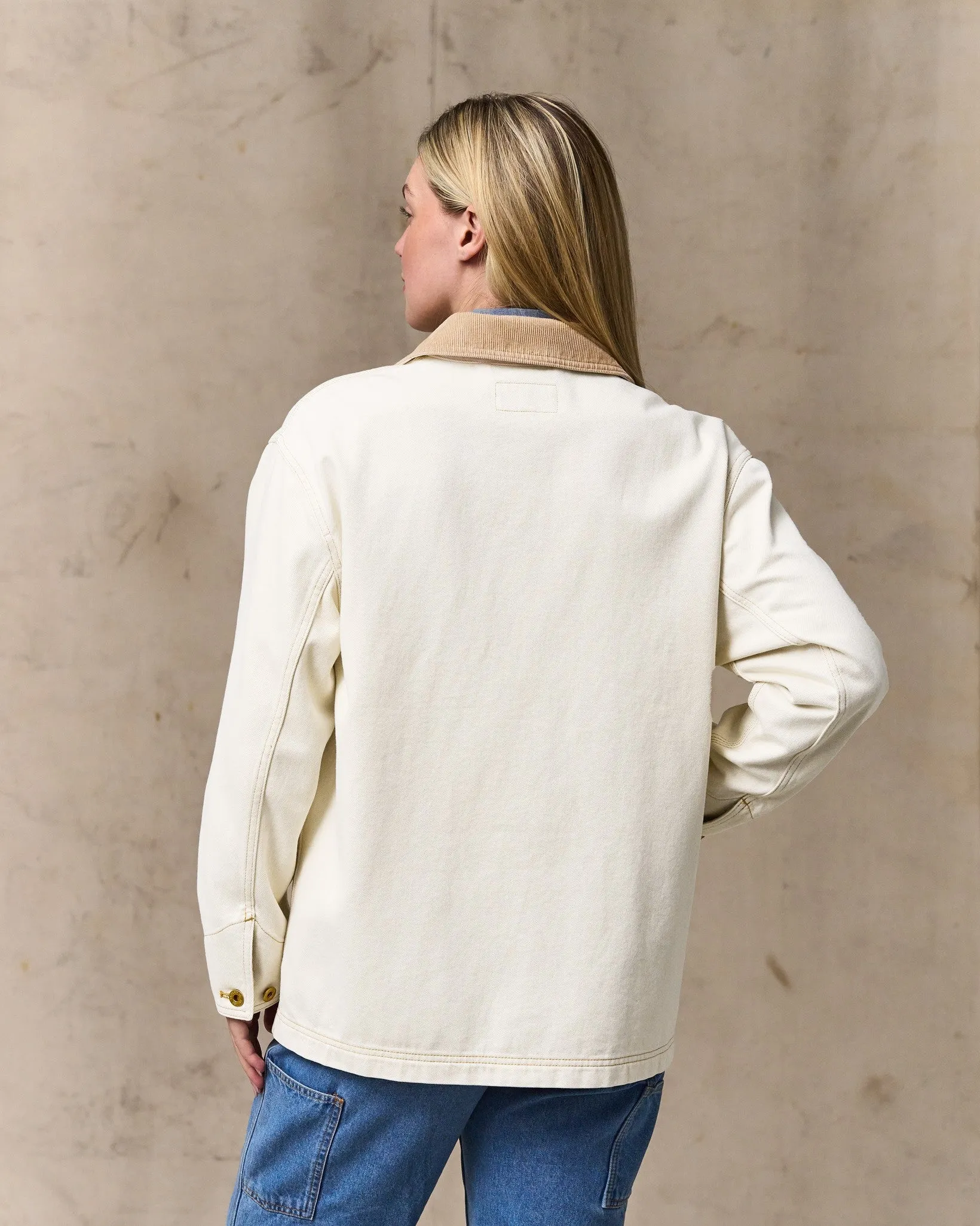 Women's 11-oz. Denim Barn Coat - Natural Seed sold by Filson product image thumbnail 2