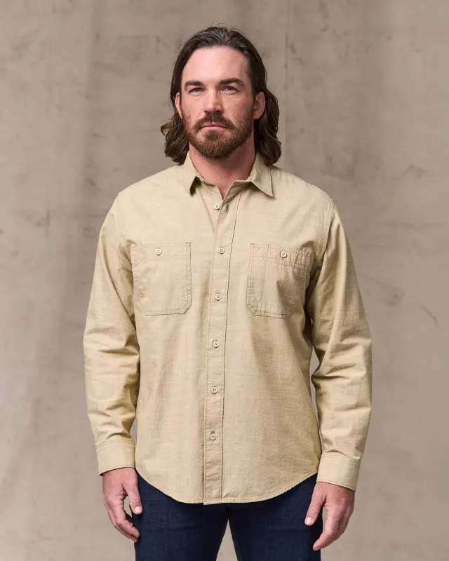 Chambray Cpo Shirt - Tan sold by Filson