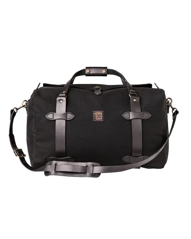Medium Rugged Twill Duffle Bag - Black sold by Filson