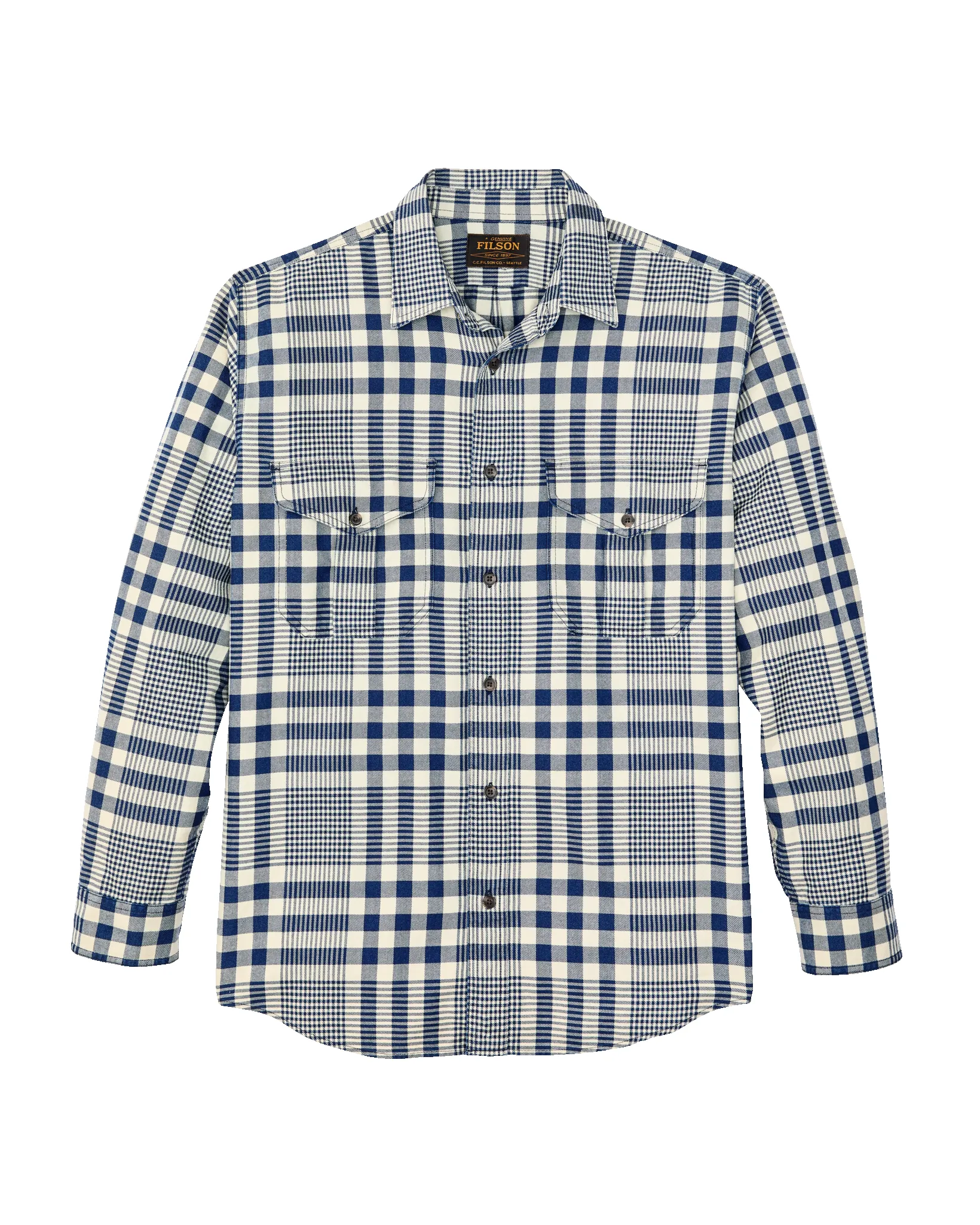 Lightweight Alaskan Guide Shirt - Indigo Multi Plaid sold by Filson product image thumbnail 4