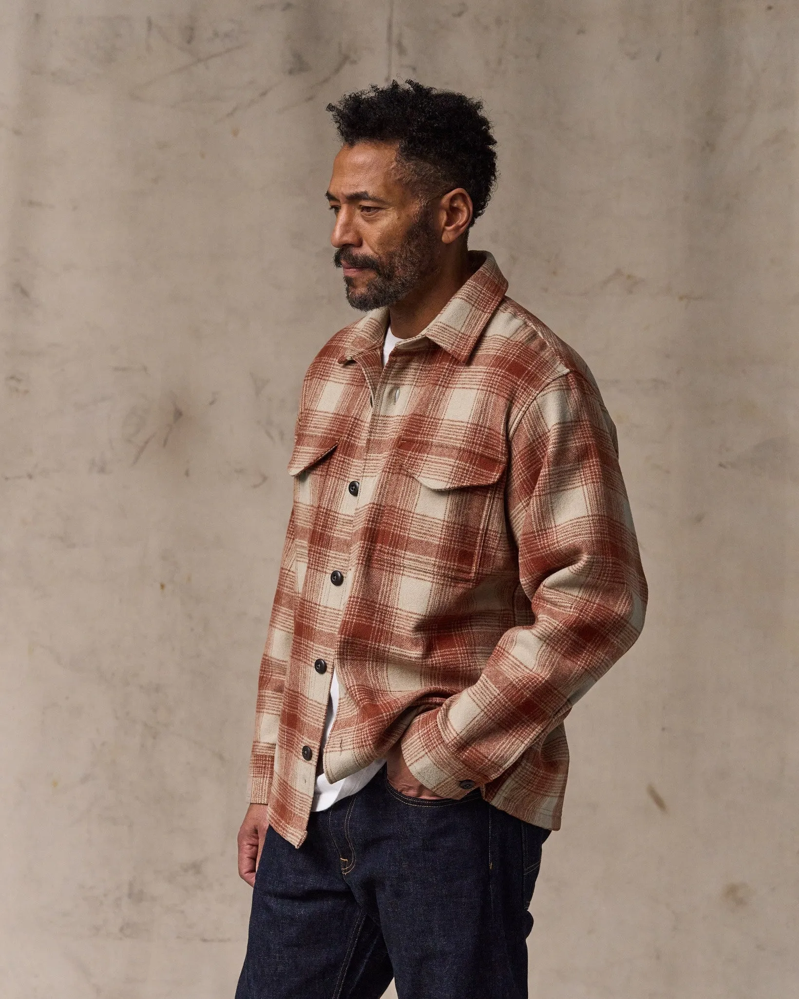 Wool Jac-shirt - Brick Multi Plaid sold by Filson product image thumbnail 4