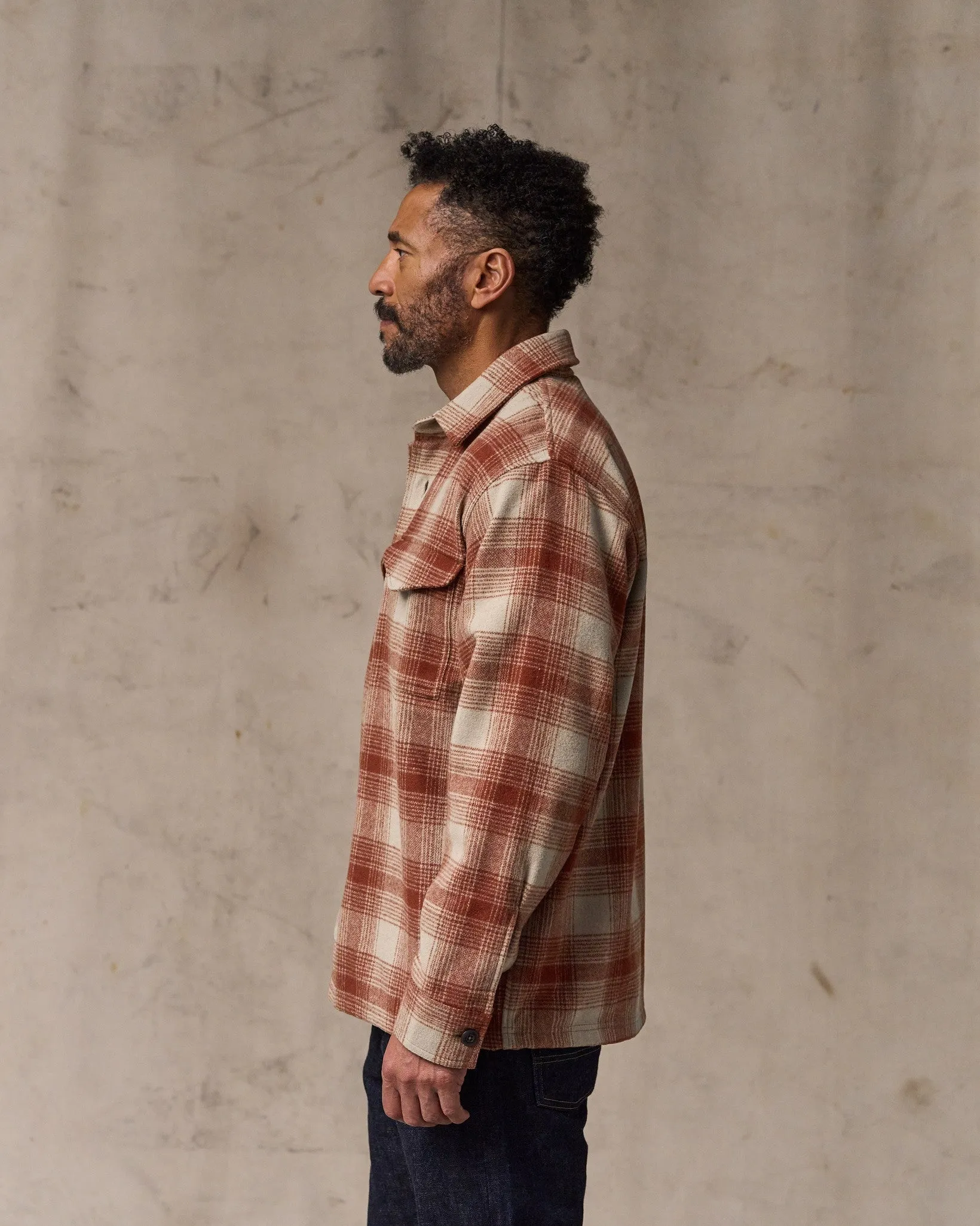 Wool Jac-shirt - Brick Multi Plaid sold by Filson product image thumbnail 3