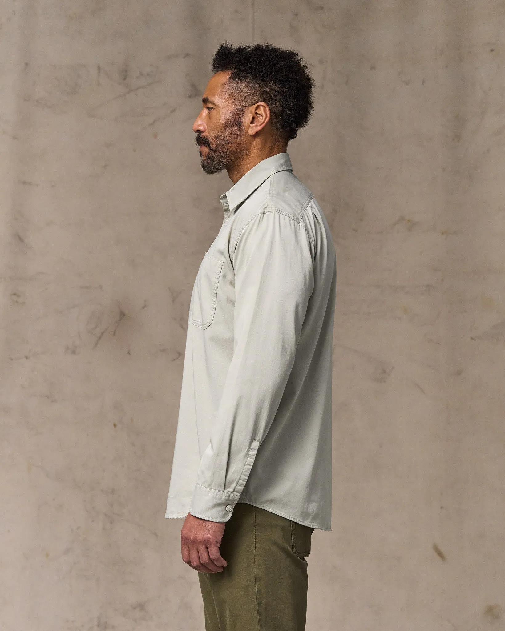 4.5-oz. Twill Shirt - Gray Sky sold by Filson product image thumbnail 3