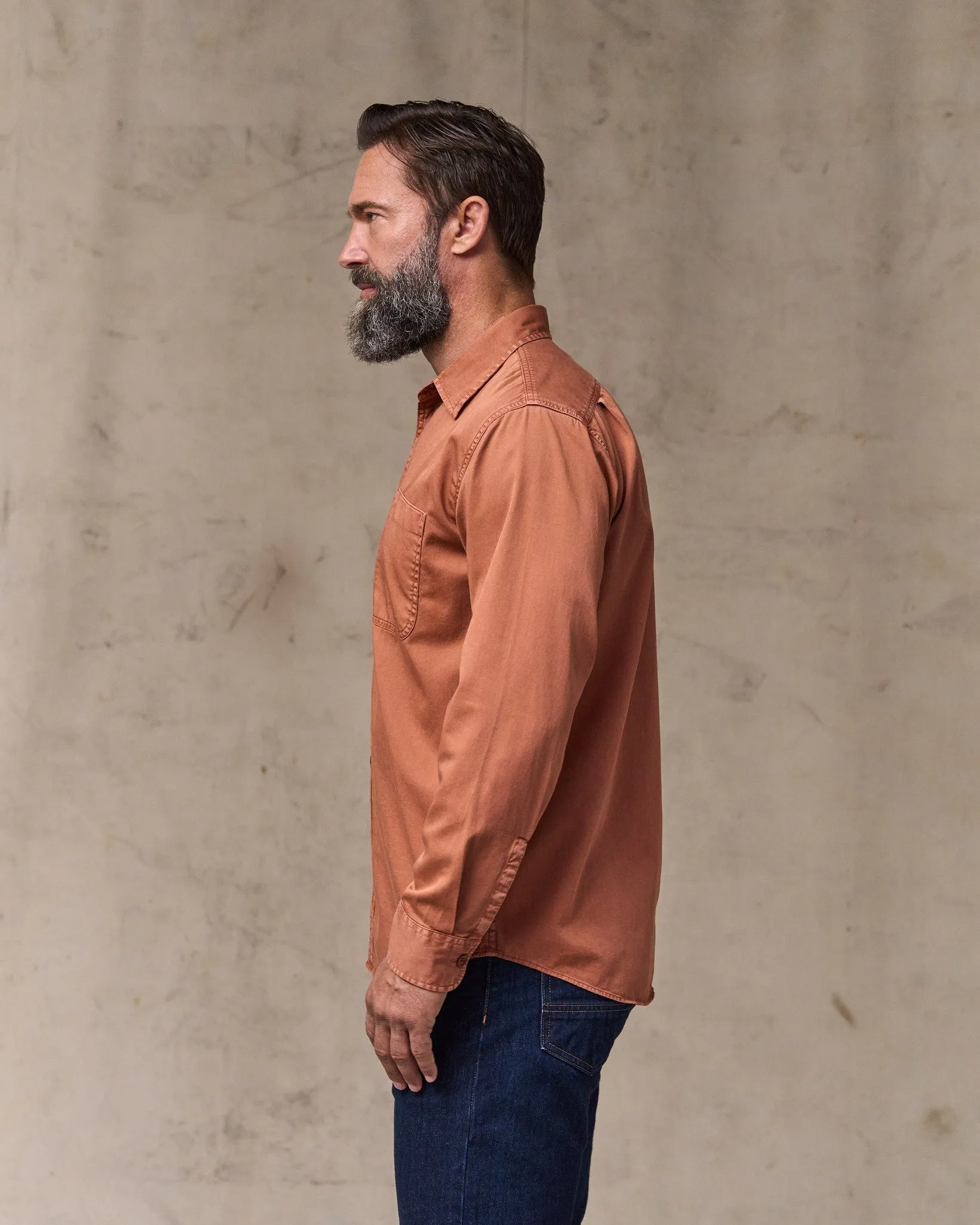 4.5-oz. Twill Shirt - Copper Brown sold by Filson product image thumbnail 3