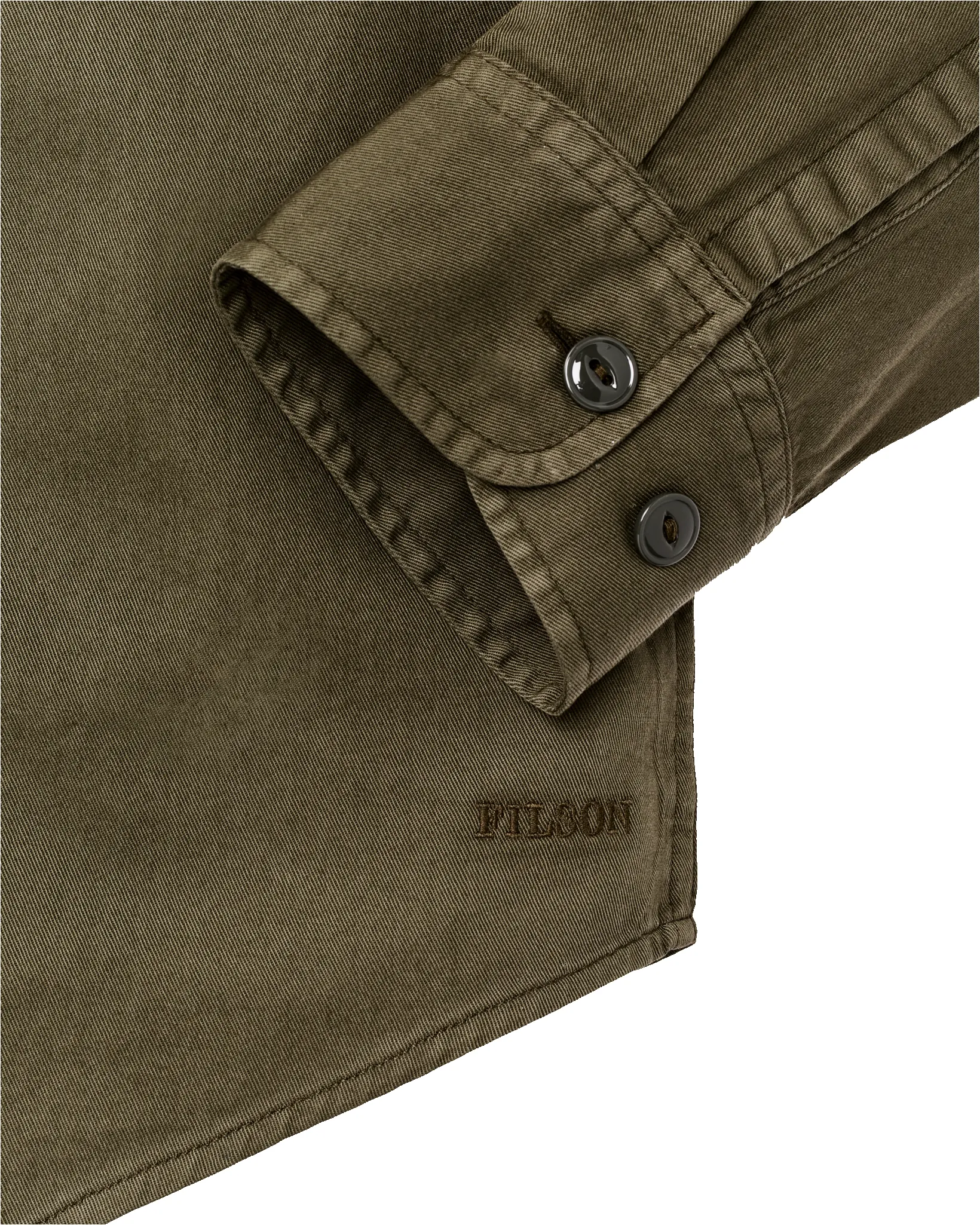 4.5-oz. Twill Shirt - Military Olive sold by Filson product image thumbnail 4