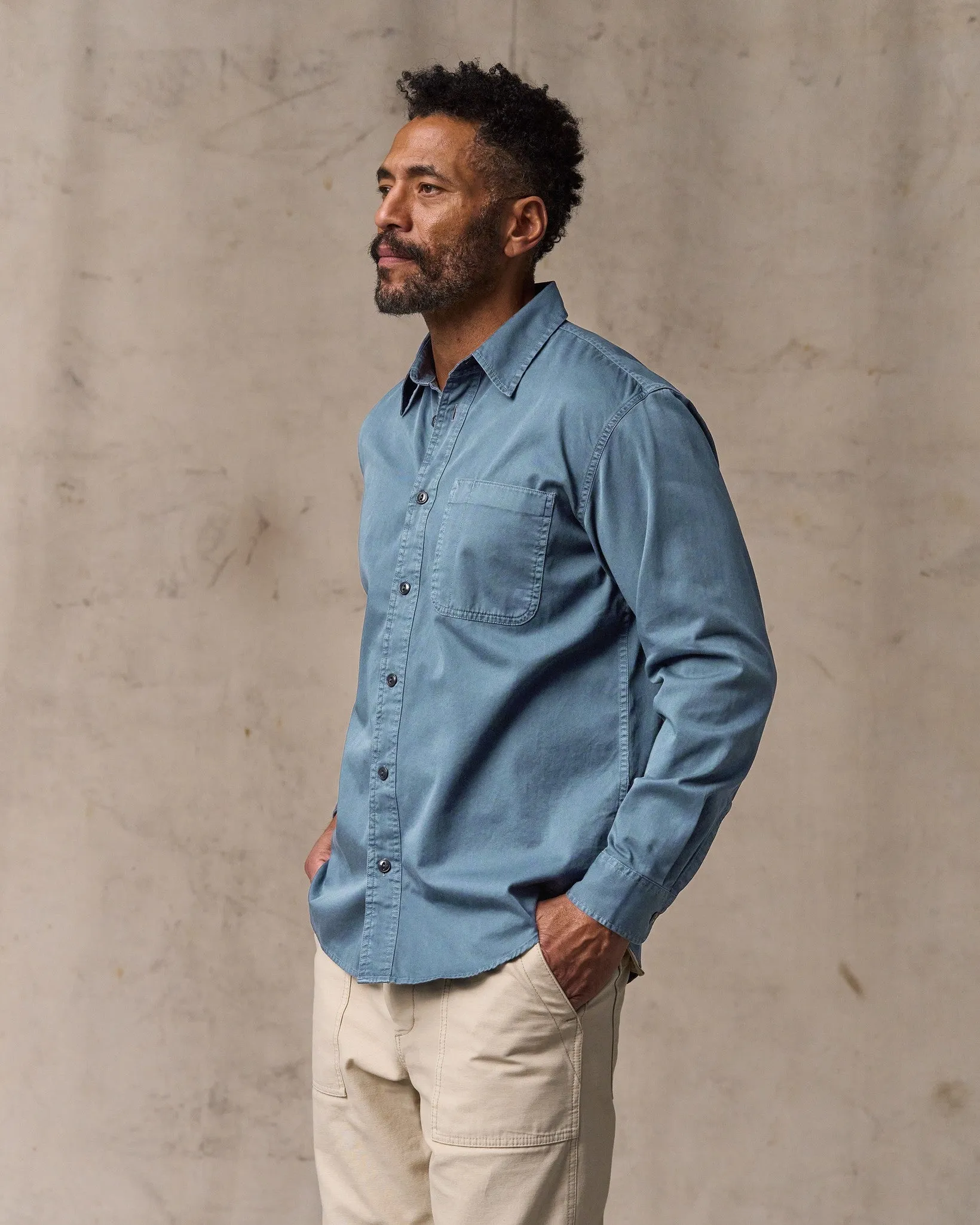 4.5-oz. Twill Shirt - Orion Blue sold by Filson product image thumbnail 4