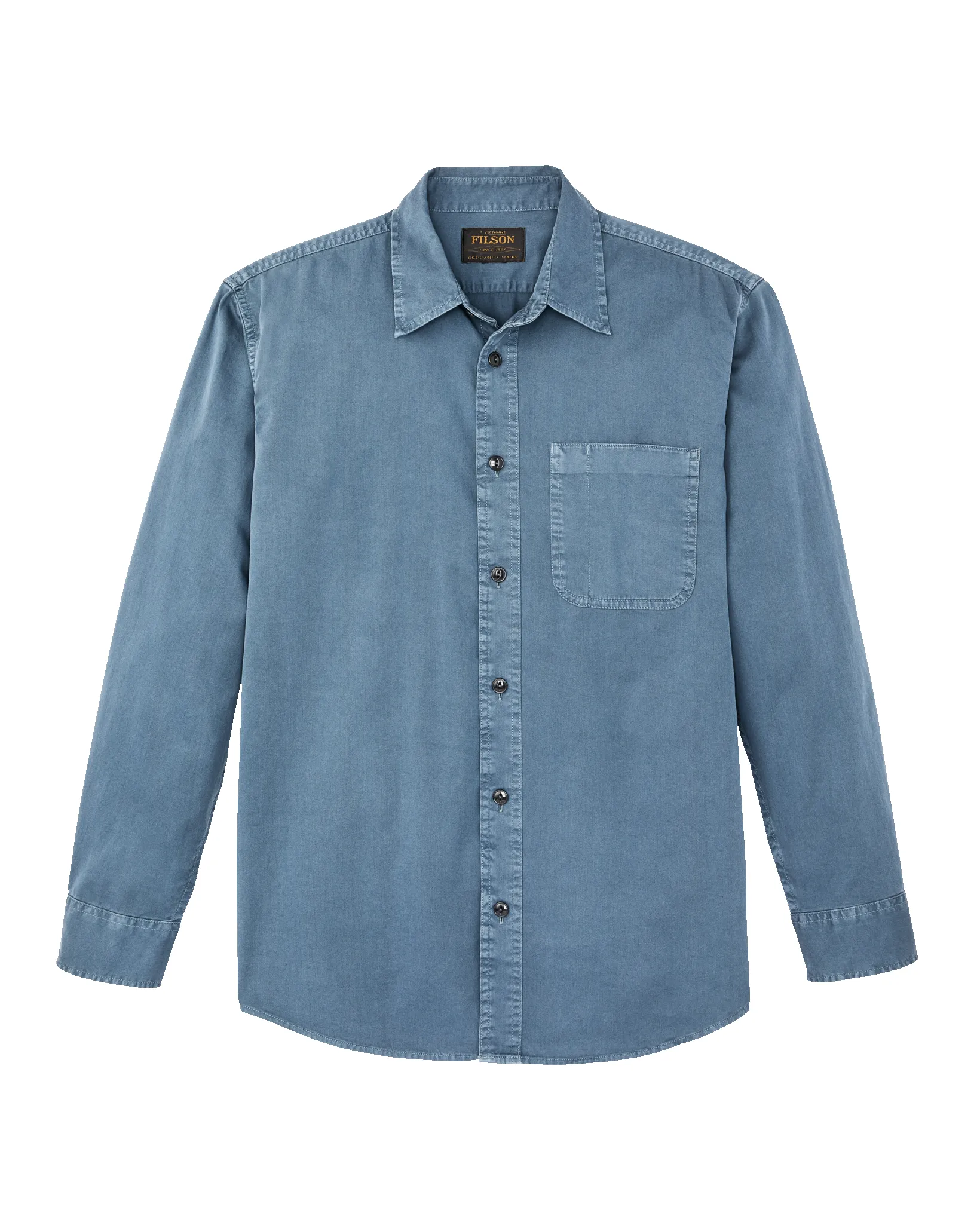 4.5-oz. Twill Shirt - Orion Blue sold by Filson product image thumbnail 5