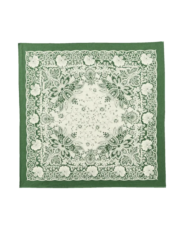 Paisley Bandana - Green sold by Filson
