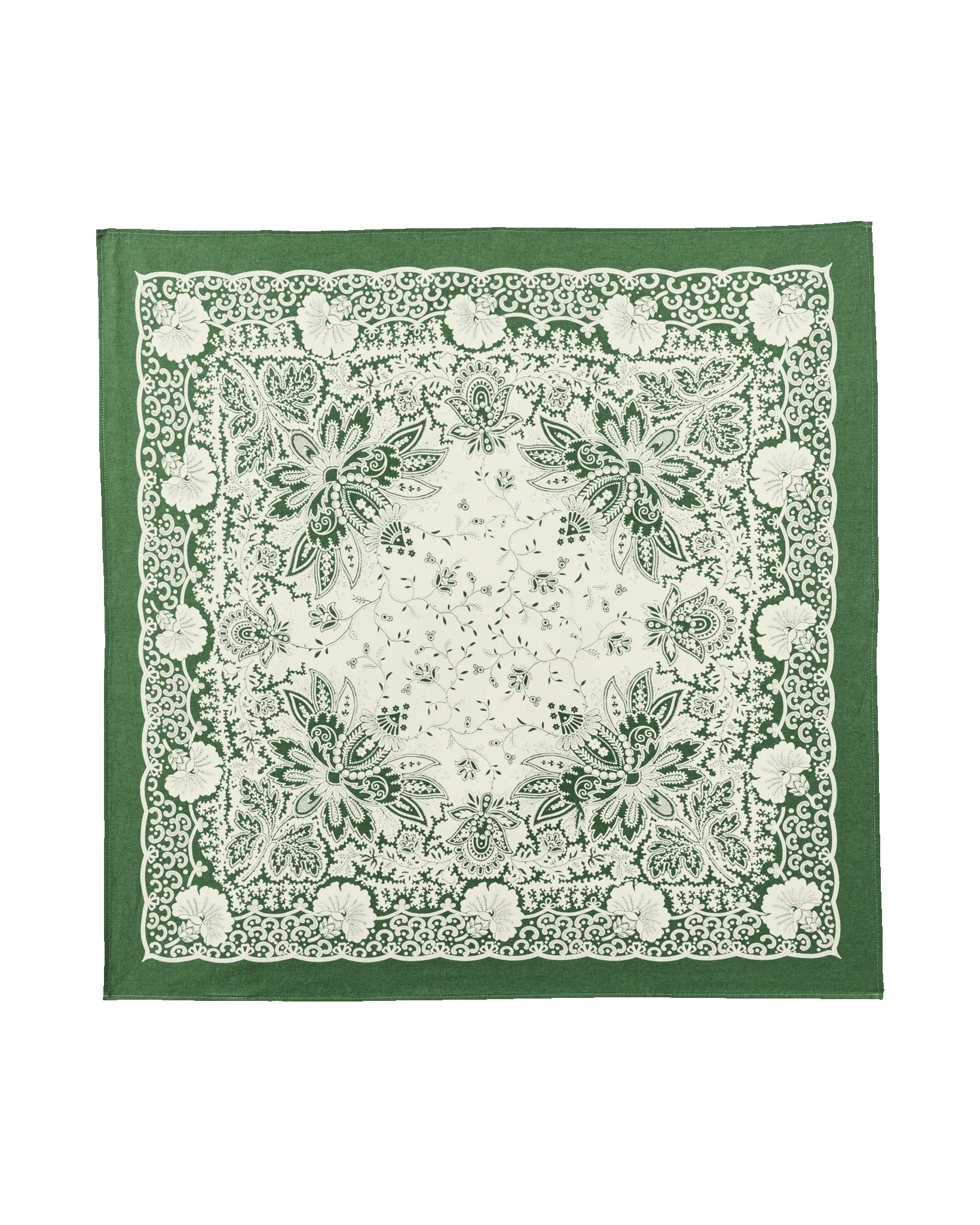 Paisley Bandana - Green sold by Filson