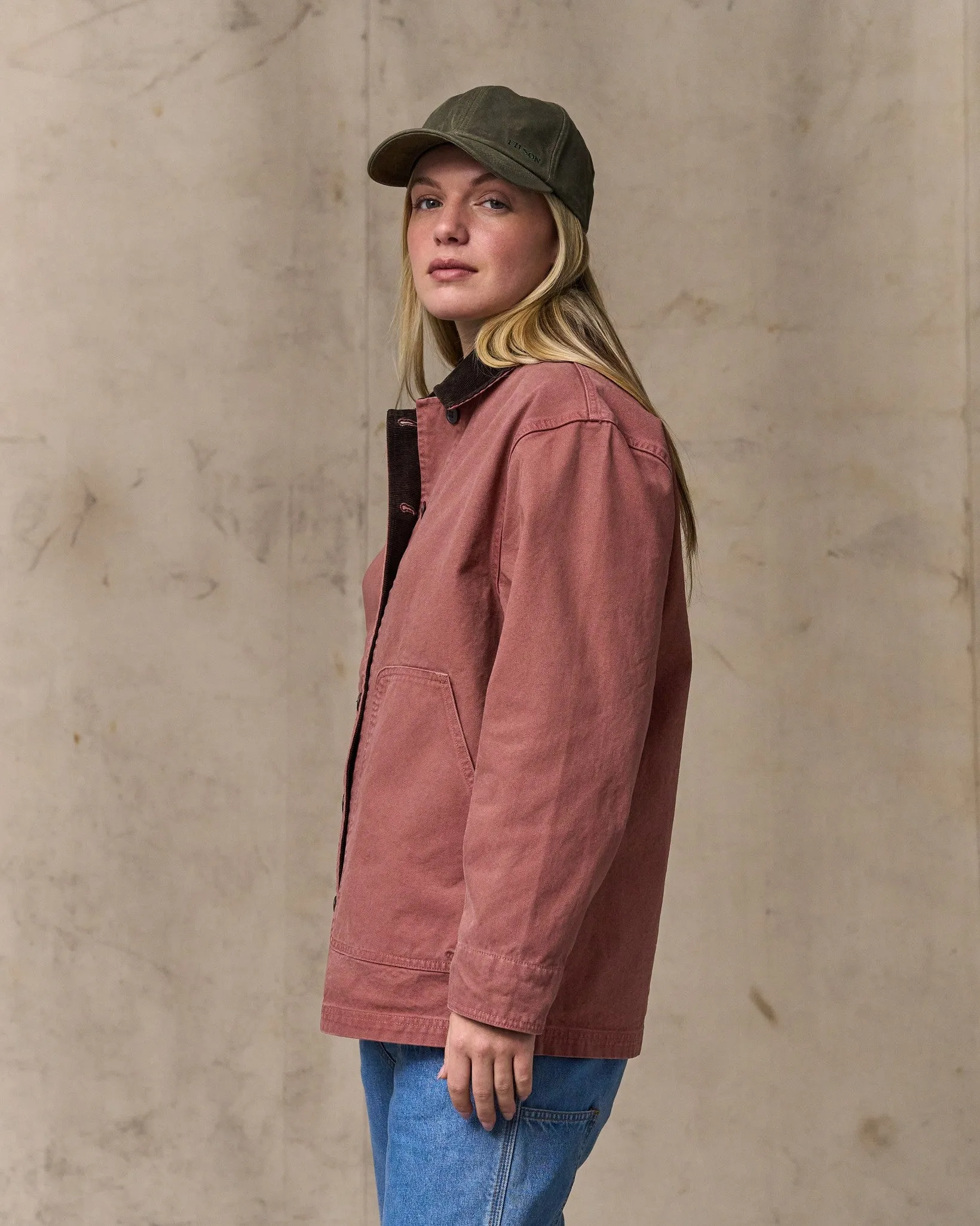 Women's Canvas Barn Coat - Mahogany sold by Filson product image thumbnail 4