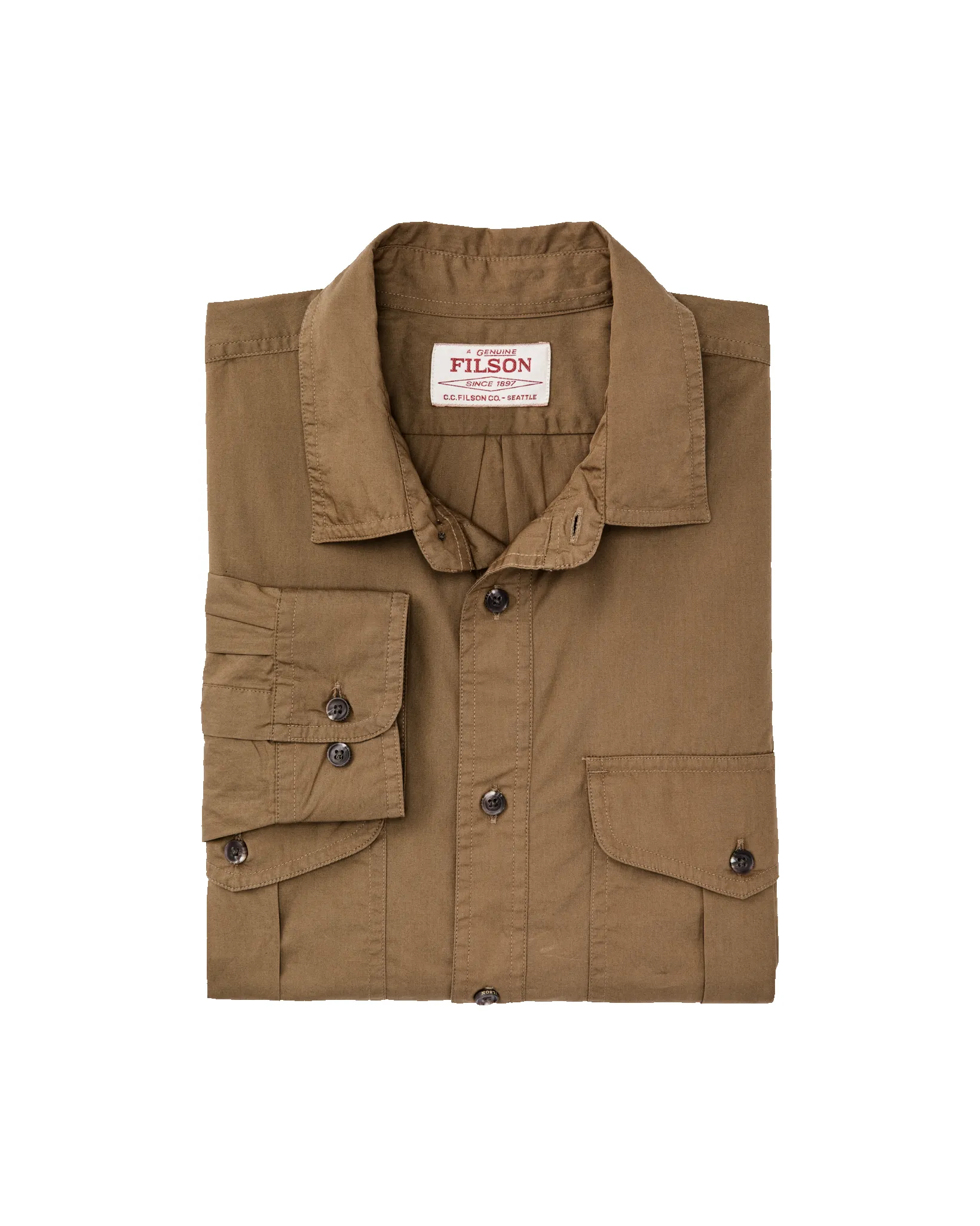 Washed Feather Cloth Shirt - Rugged Tan sold by Filson product image thumbnail 3