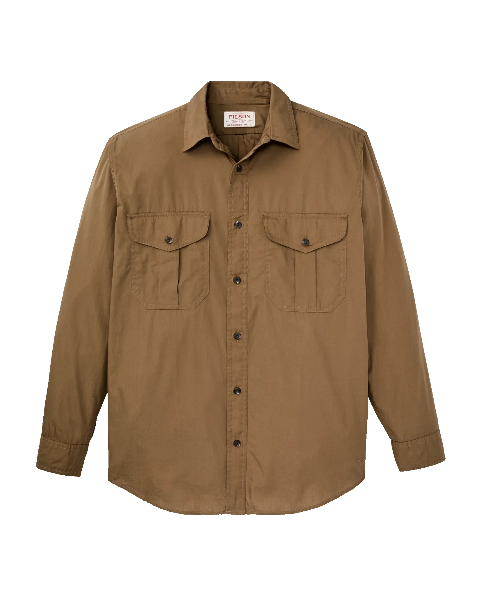 Washed Feather Cloth Shirt - Rugged Tan sold by Filson
