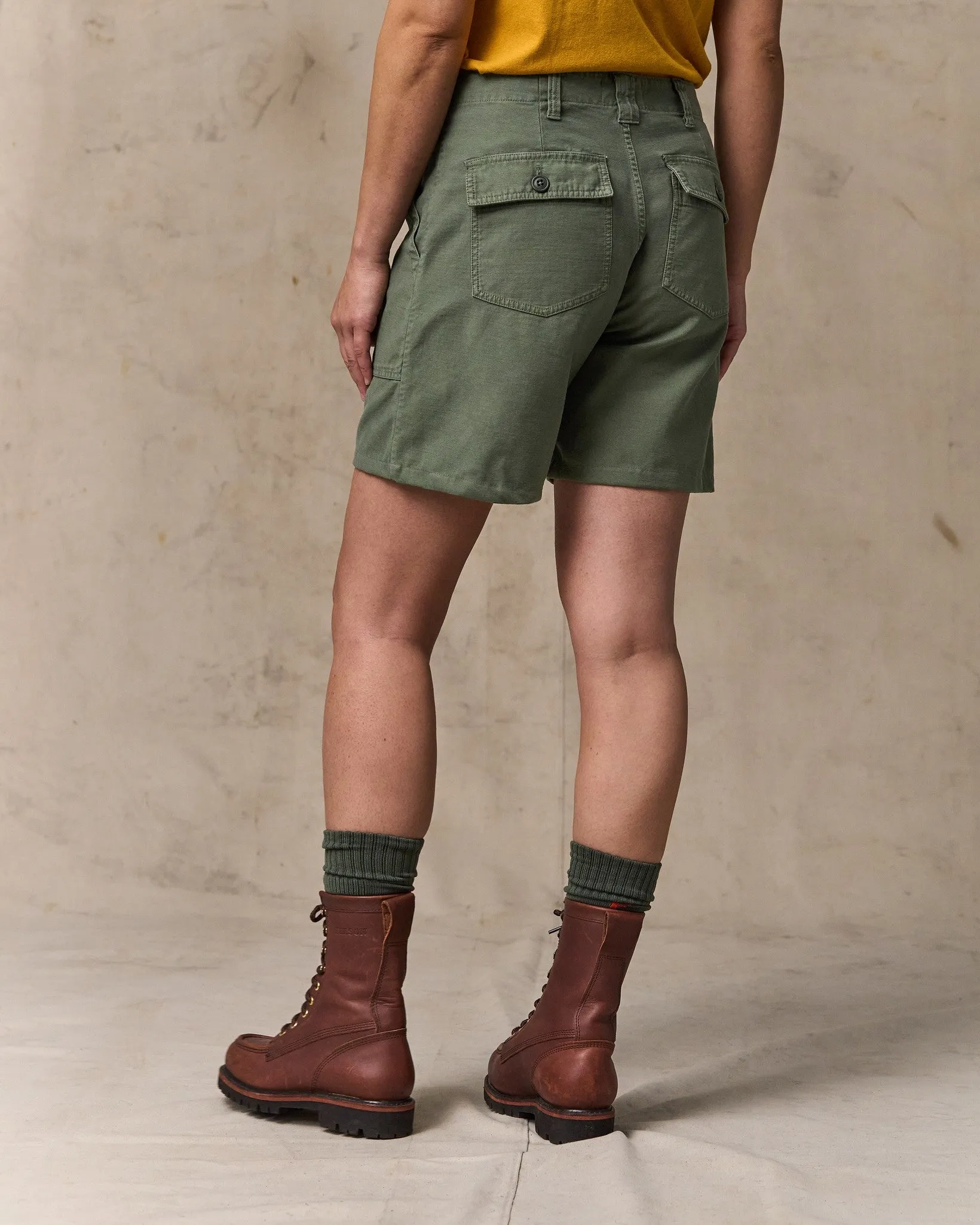 Women's Field Supply Shorts - Service Green sold by Filson product image thumbnail 2