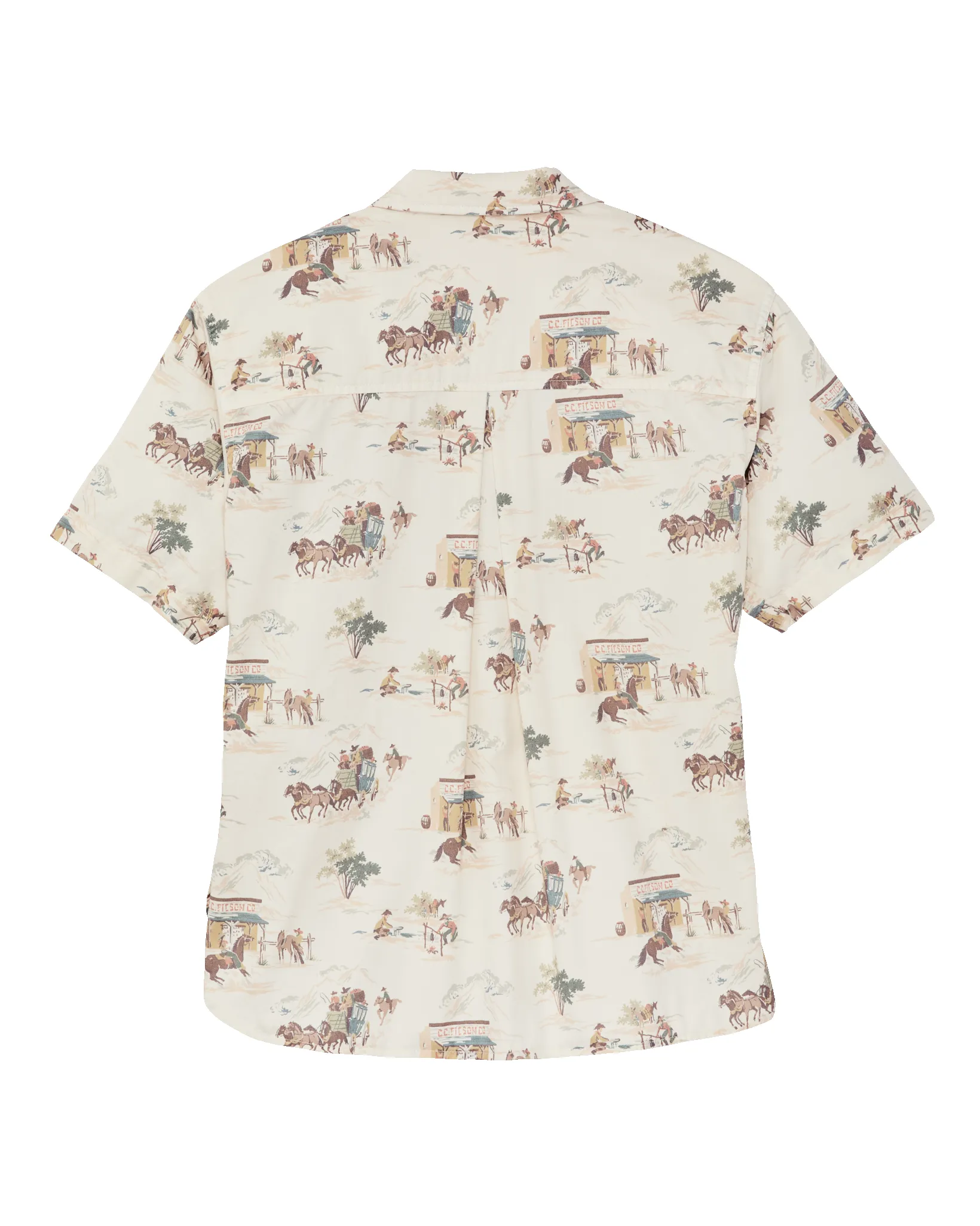 Women's Twill Popover Shirt - Desert Natural Print sold by Filson product image thumbnail 5