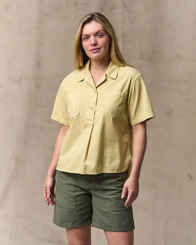Women's Twill Popover Shirt - Pale Tan sold by Filson