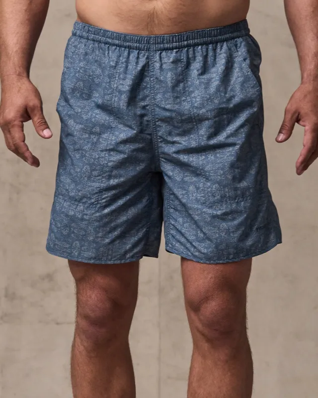 Oxbow Lake Trunks - Blue Print sold by Filson