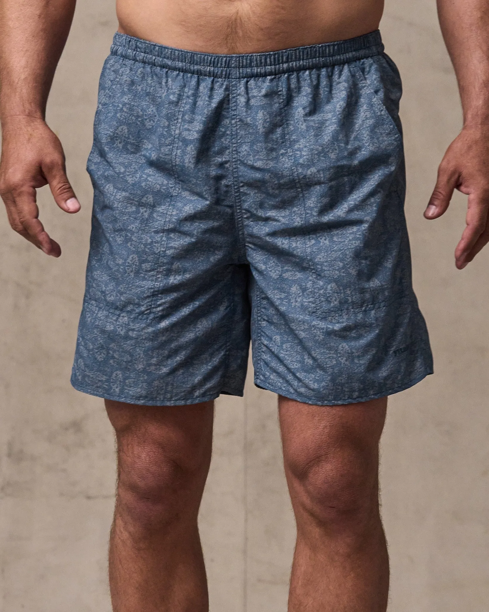 Oxbow Lake Trunks - Blue Print sold by Filson