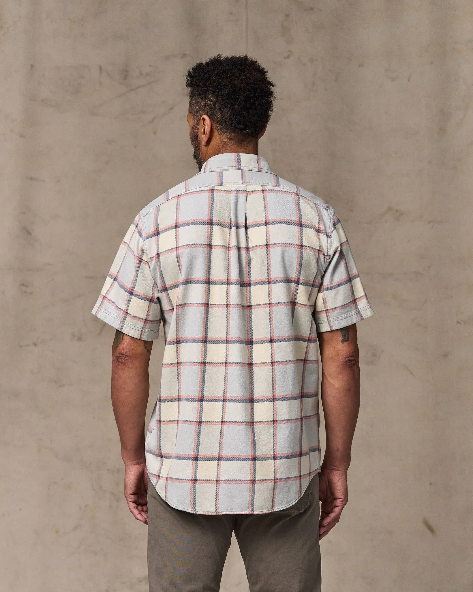 Short Sleeve Lightweight Alaskan Guide Shirt - Light Blue / Tan Plaid sold by Filson product image thumbnail 2