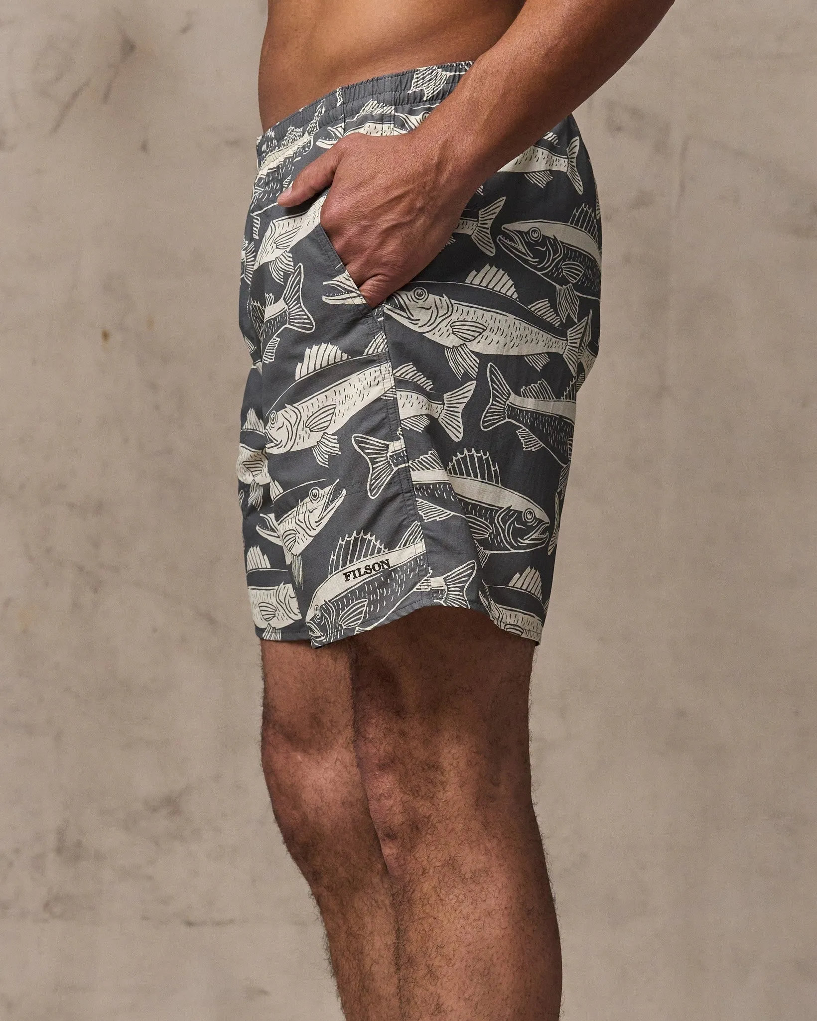 Oxbow Lake Trunks - Beluga Print sold by Filson product image thumbnail 3