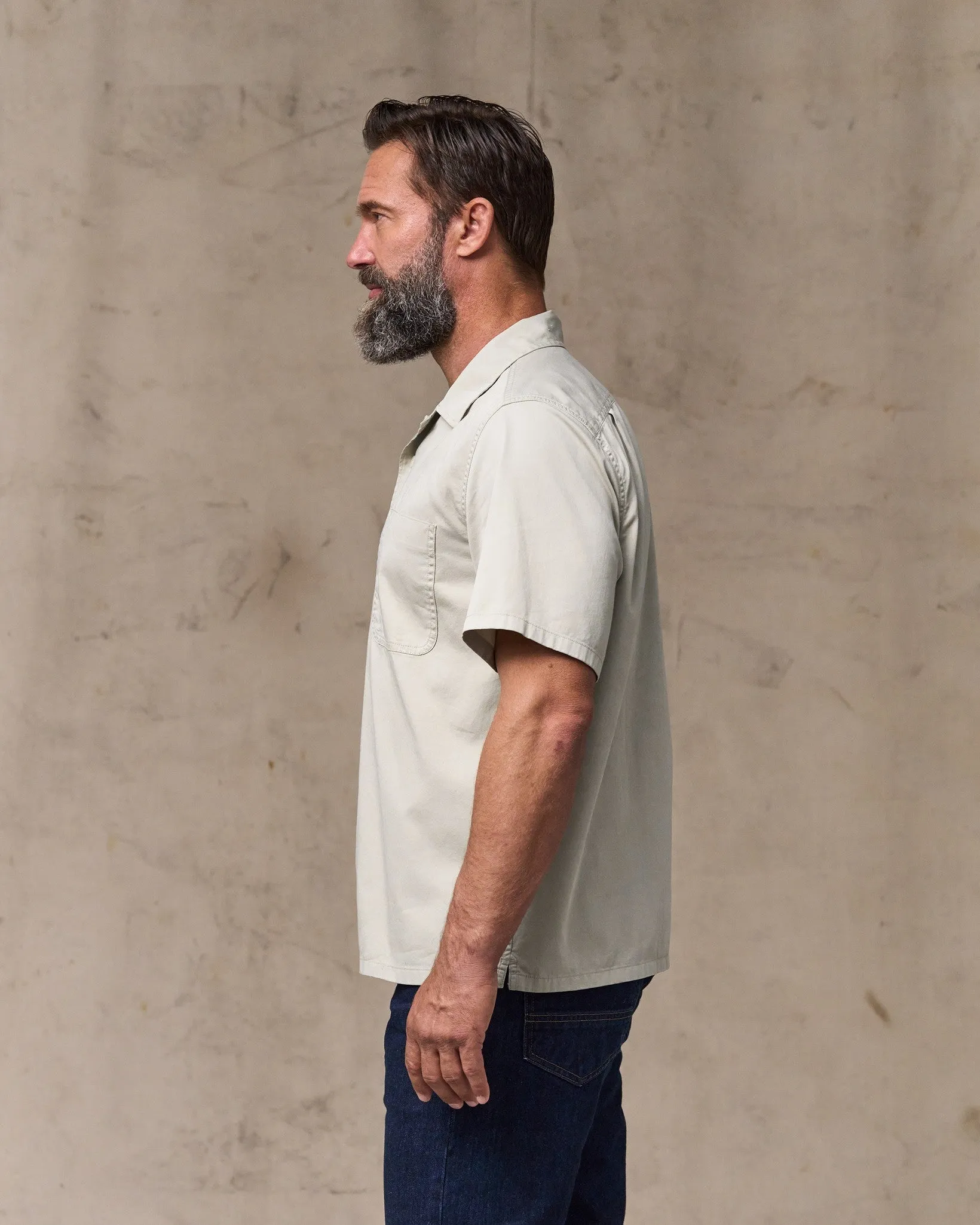 Short Sleeve 4.5-oz. Twill Shirt - Gray Sky sold by Filson product image thumbnail 3