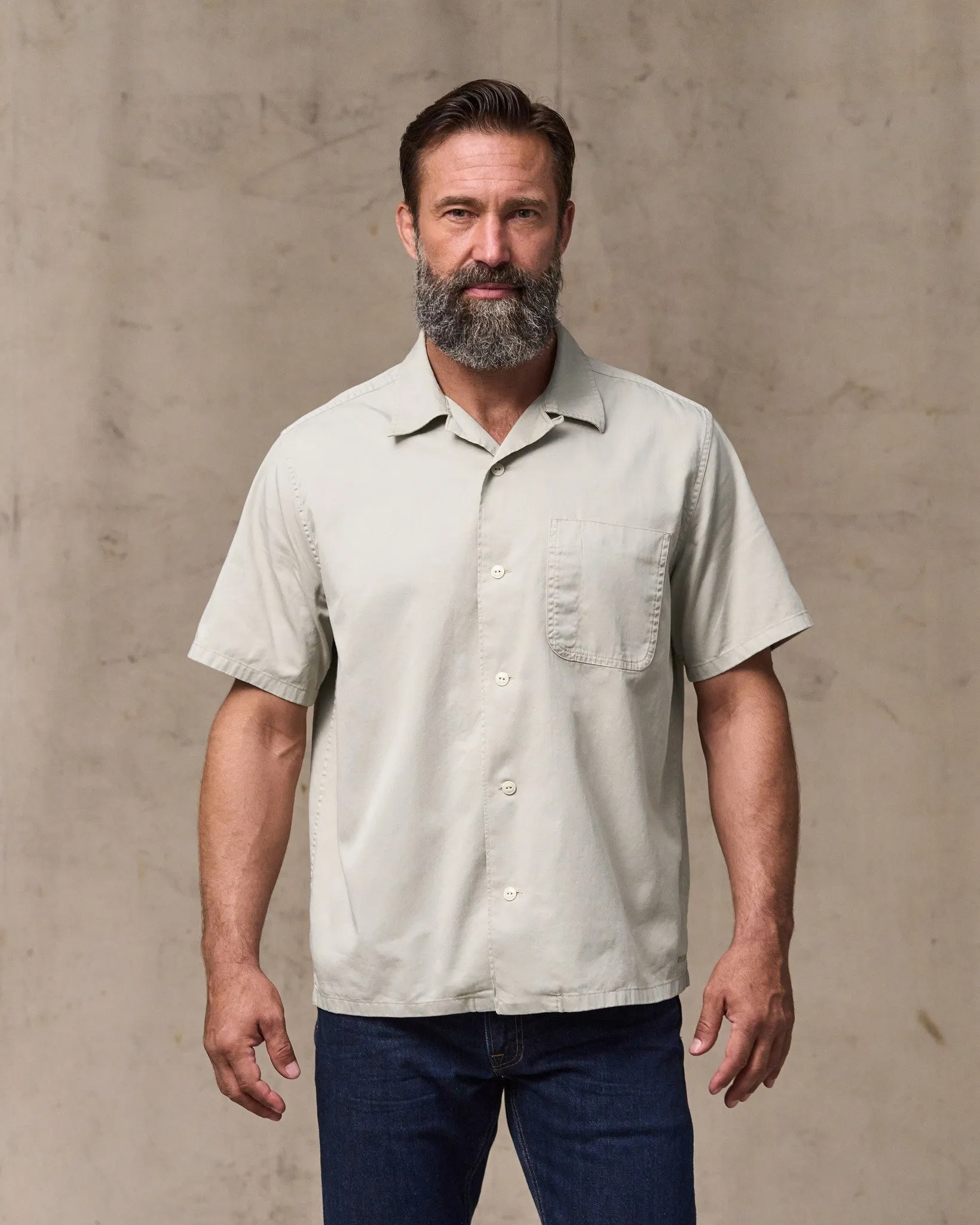 Short Sleeve 4.5-oz. Twill Shirt - Gray Sky sold by Filson