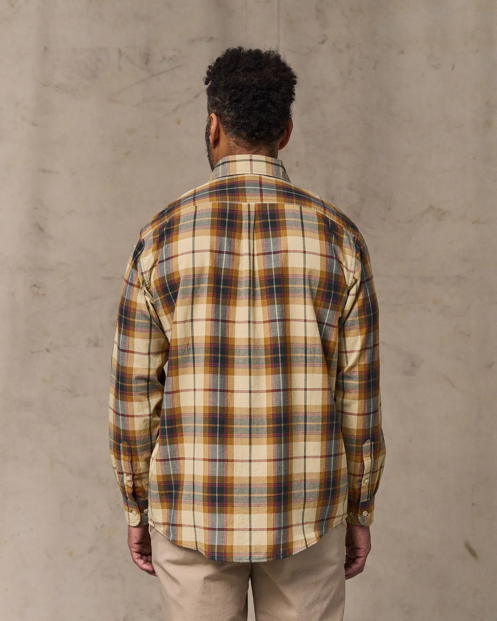 Madras Button-Down Shirt - Tan / Spruce Multicolor sold by Filson product image thumbnail 2