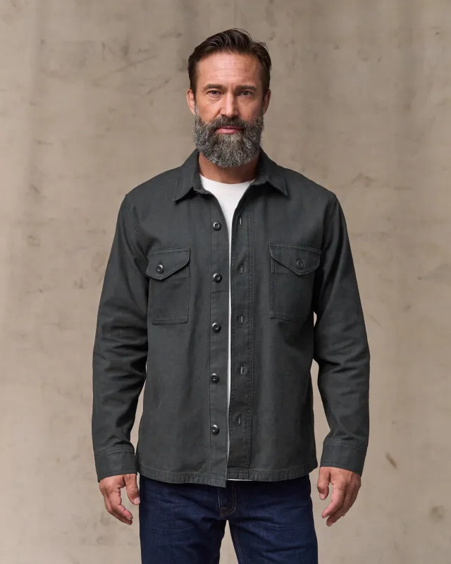 Field Jac-Shirt - Washed Faded Black made by Filson