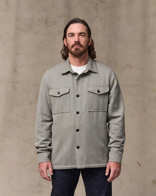 Deer Island Jac-Shirt - Heather Natural made by Filson
