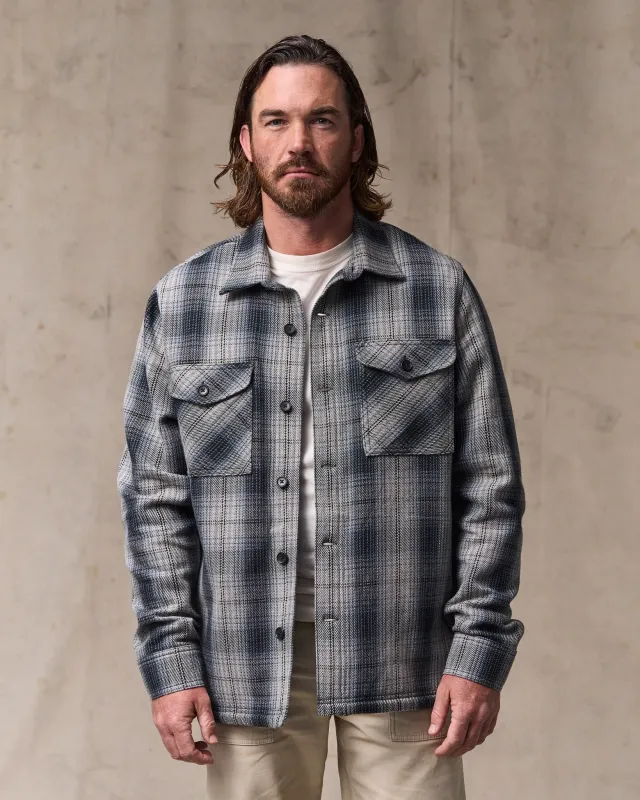 Deer Island Jac-Shirt - Slate / Gray Ombre made by Filson