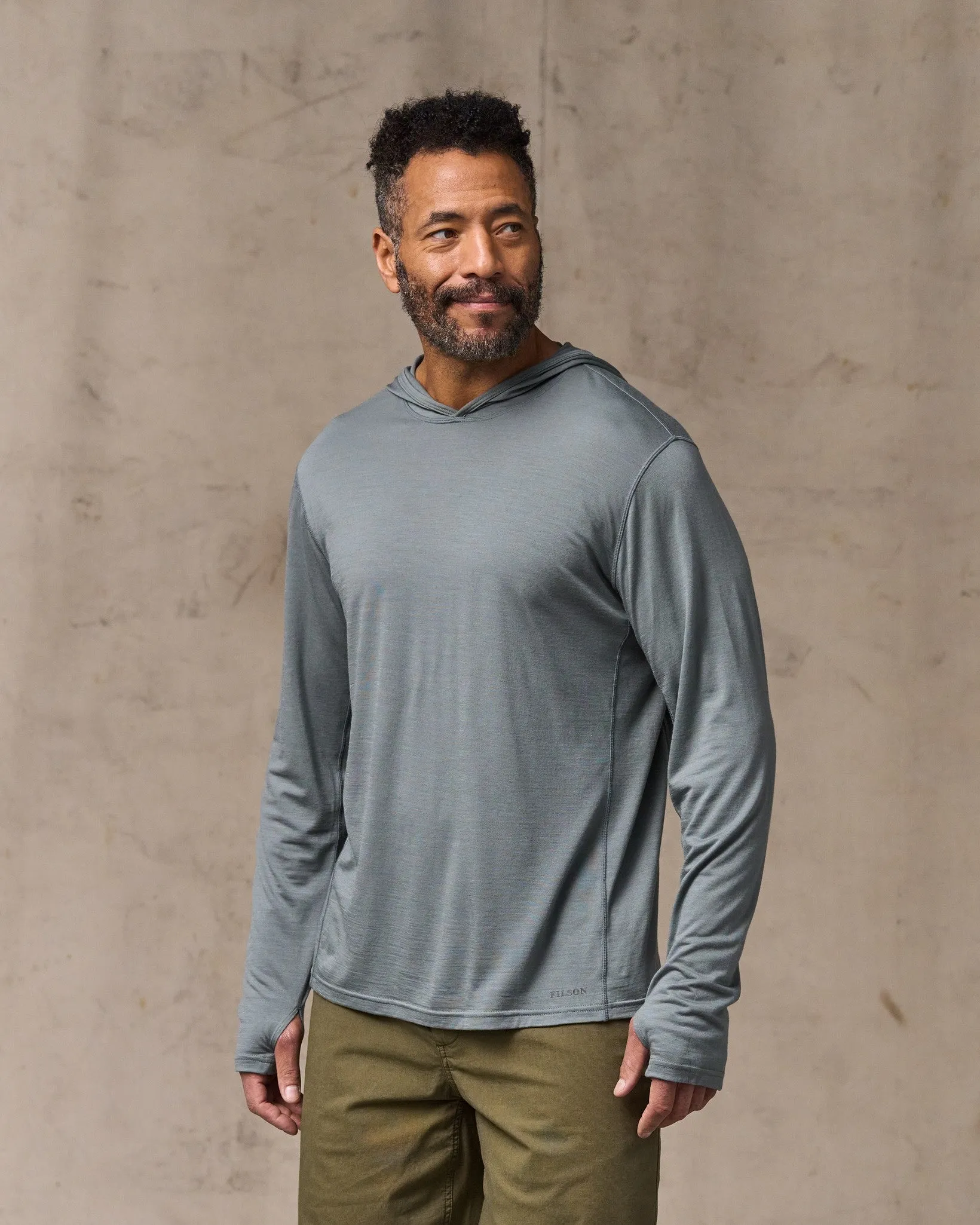 Wool-Blend UPF Hoodie - Sage Gray sold by Filson product image thumbnail 4